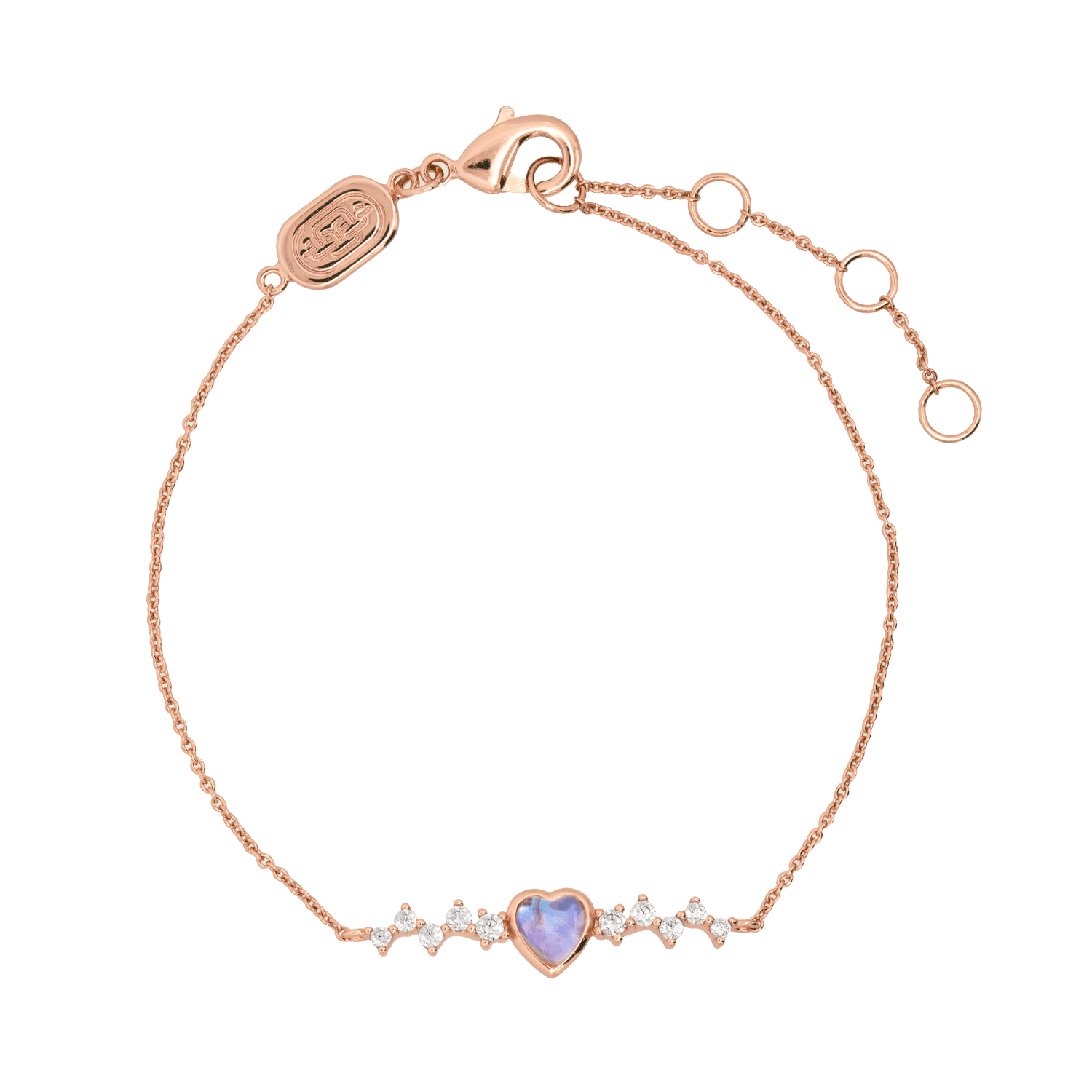 Rose Gold Zora Bracelet for Women - Elegant Adjustable Bangle for Everyday Wear, Gift Giving & Special Occasions