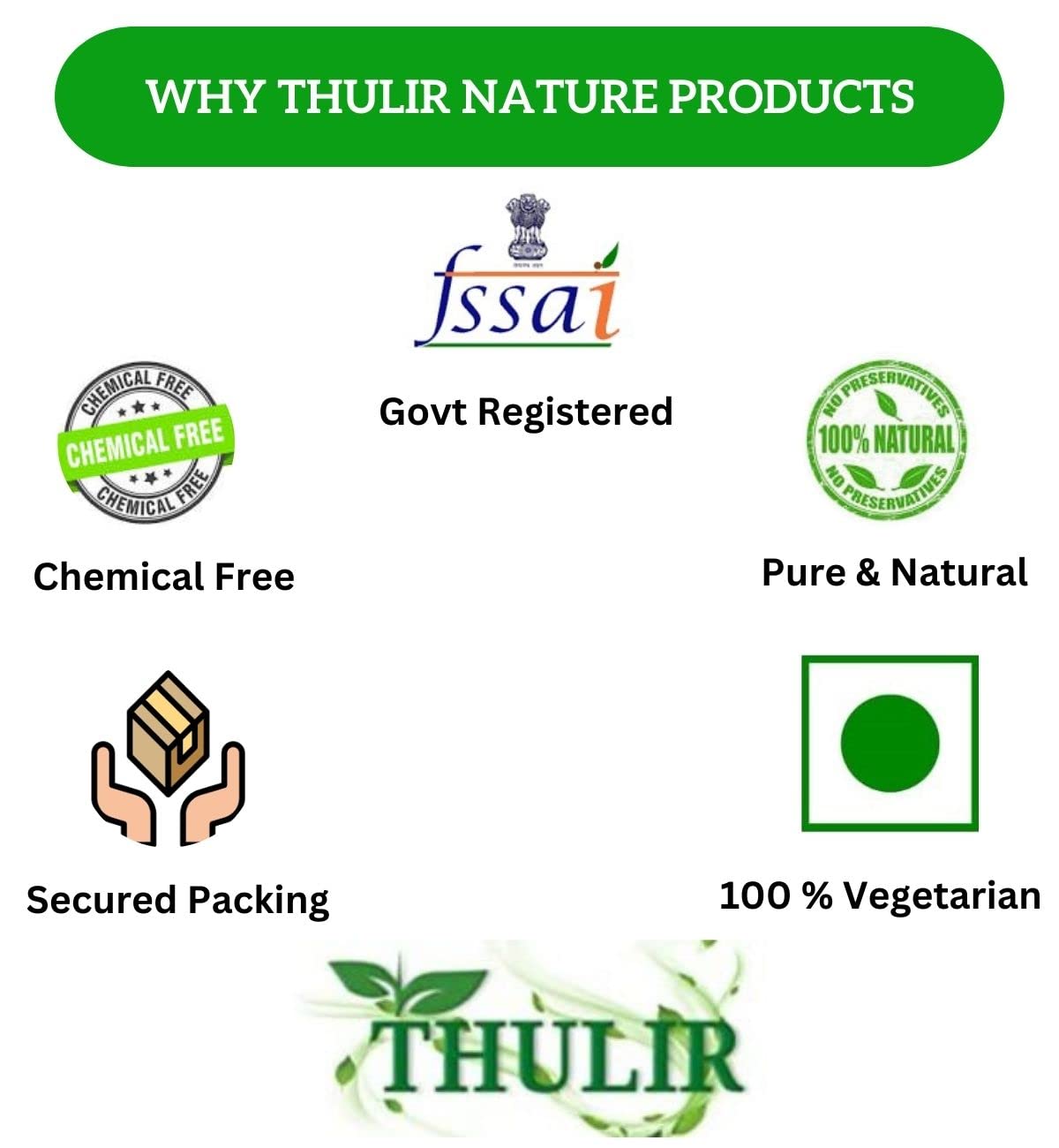 THULIR Organic Indigo & Henna Powder Combo (400g) | 100% Natural Hair Dye for Gray Coverage | Chemical-Free Mehandi & Neeli Avuri Powder | Perfect for DIY Hair Coloring & Bridal Henna Tattoos