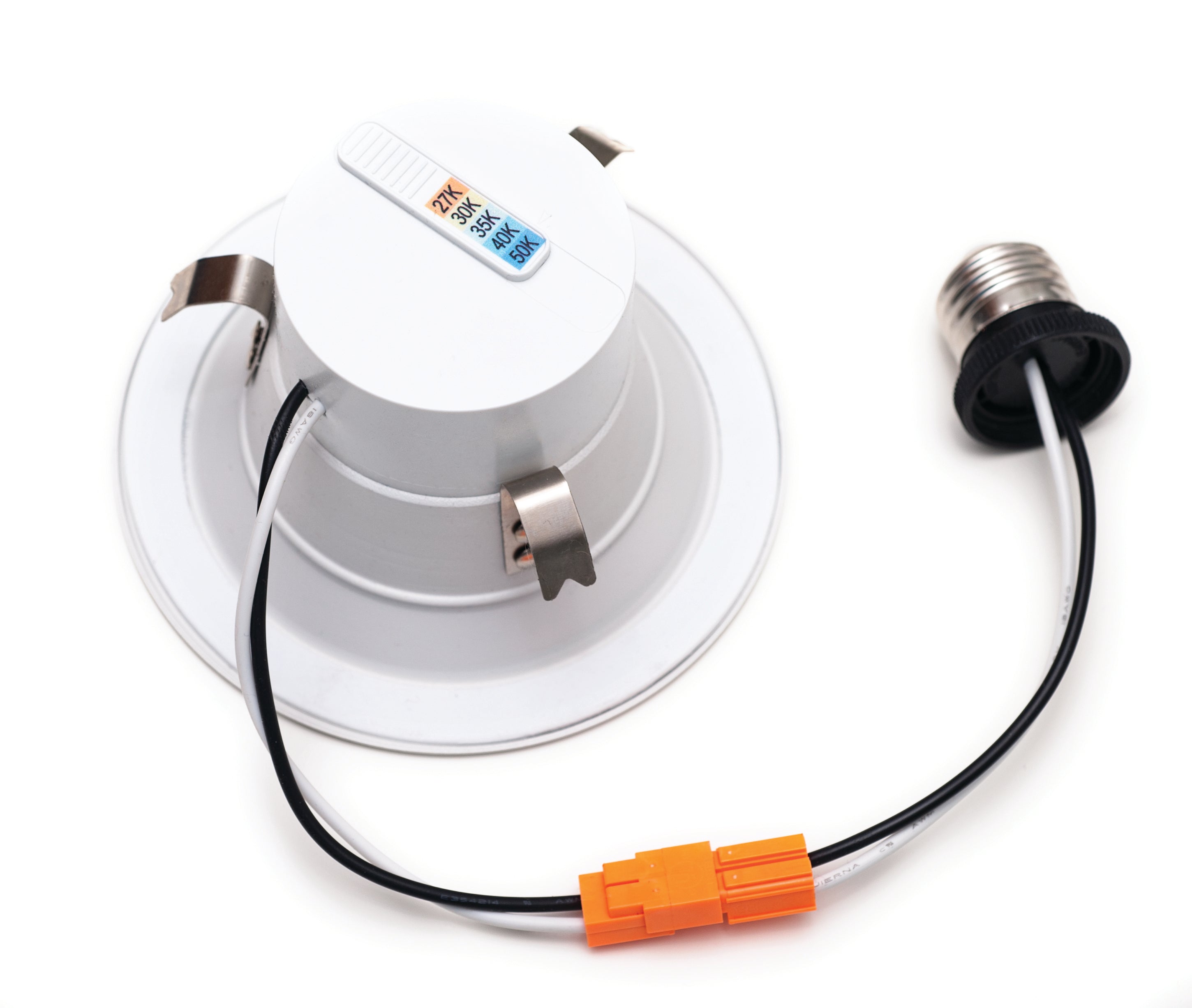 LED Recessed Downlight Retrofit Kit - 750 Lumens, 60W Equivalent (10W), 5 Color Options, Dimmable, 120V - Perfect for Home, Office & Commercial Lighting