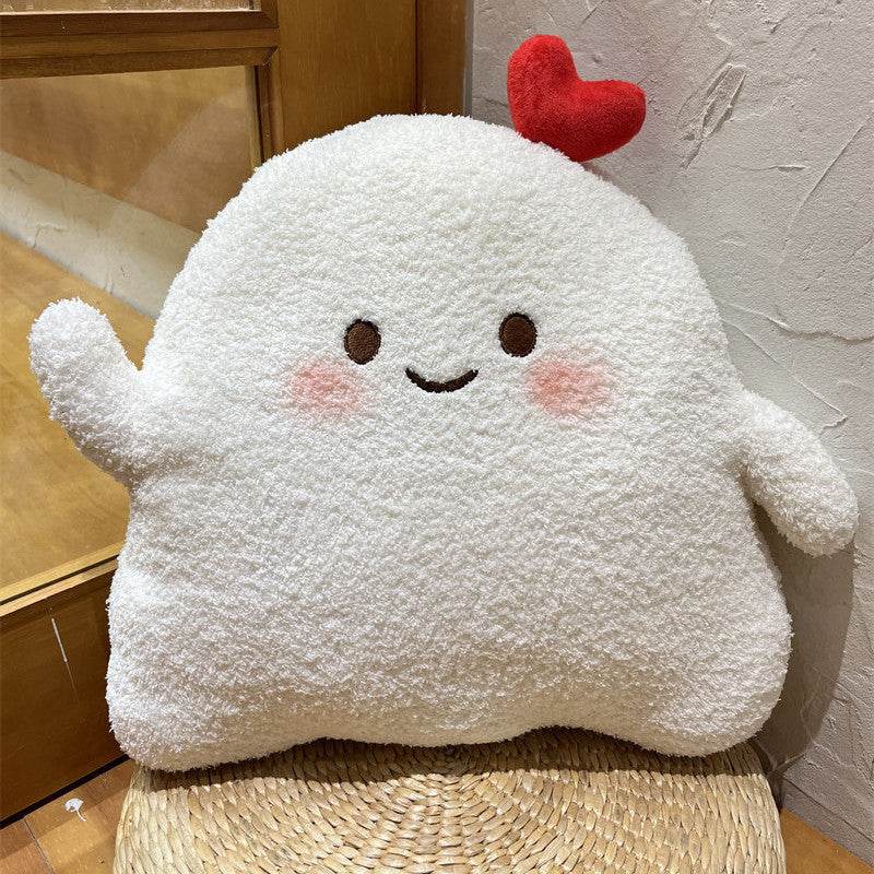 Boo Boo Buddy - Cute Kawaii Ghost Plush Toy for Kids | Soft Huggable Stuffed Animal | Perfect for Halloween Decor, Birthday Gifts & Comfort Companion