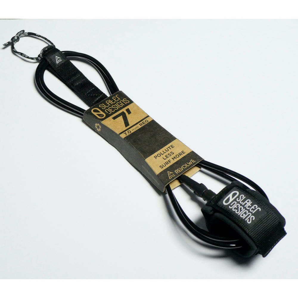 Slater Designs 7'0 Regular Surfboard Leash - Durable & Comfortable for Surfing, Paddleboarding & Water Sports