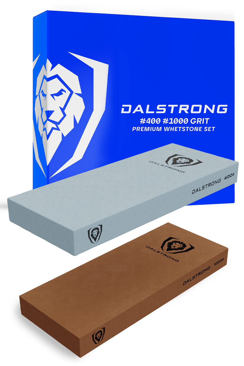 Premium #400 / #1000 Grit Whetstone Sharpening Set - Professional Knife Sharpener Kit for Kitchen, Hunting & Chef Knives - Perfect for Home Cooks & Culinary Professionals