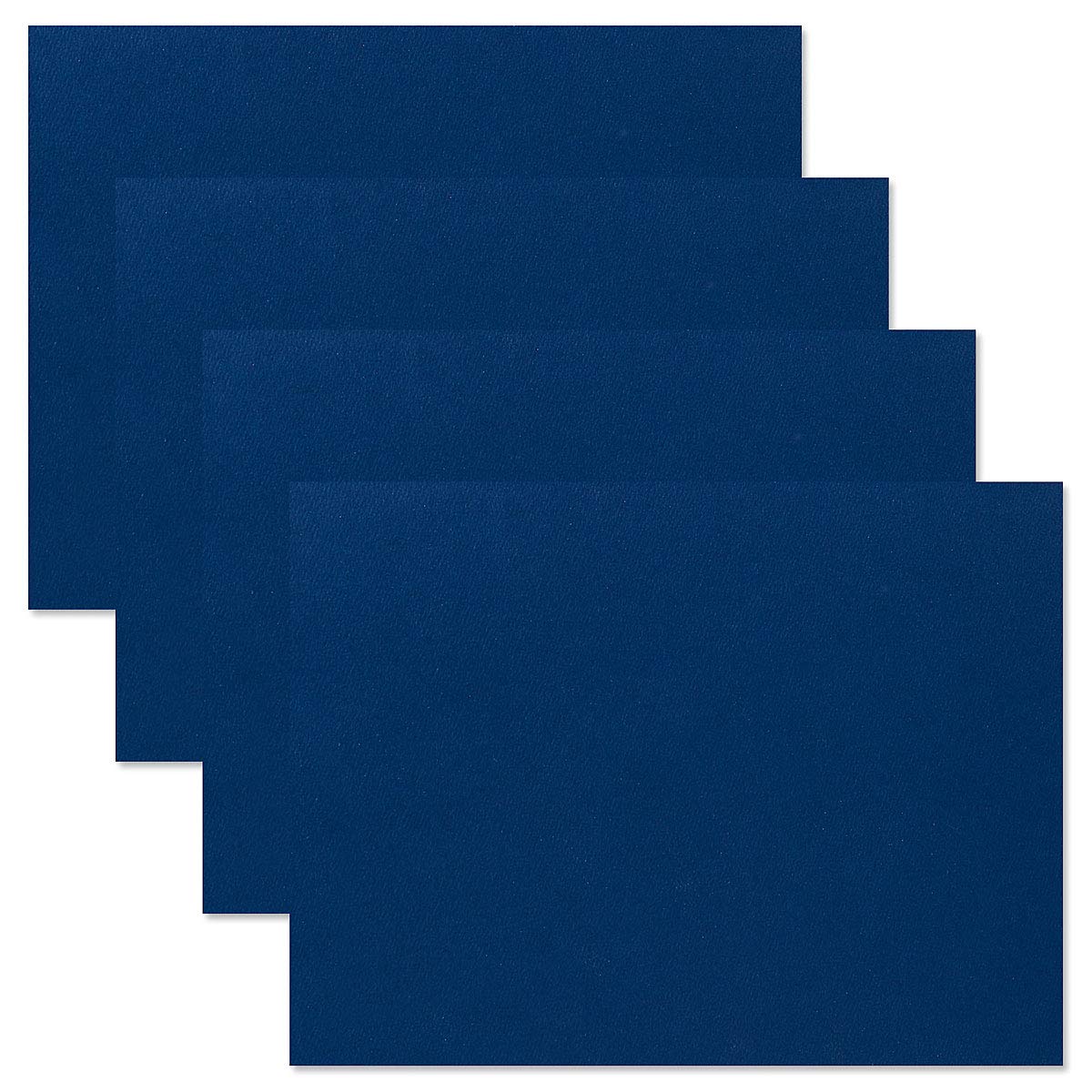 Premium Blue Linen Certificate Folders - Pack of 10, 80 lb. Heavy Stock with Die-Cut Corners | Professional Document Holders for Office Awards, Graduation Diplomas, Business Certificates & School Documents (9.5