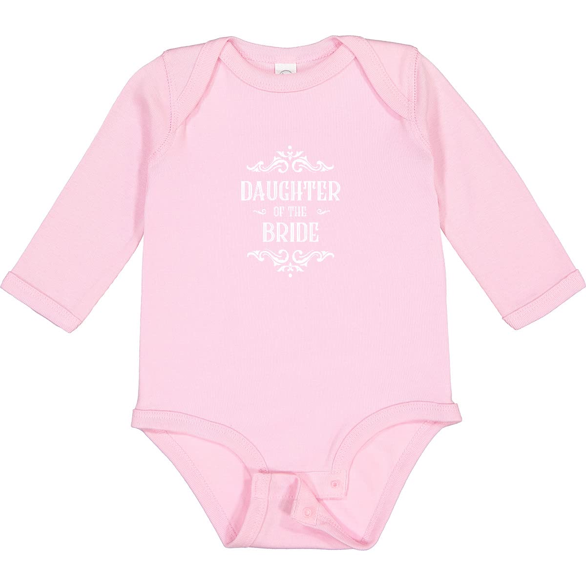 Inktastic Daughter of the Bride White Long Sleeve Creeper - Perfect for Weddings, Bridal Showers & Special Occasions