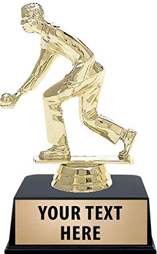 Custom Engraved Lawn Bowling Trophy - 6