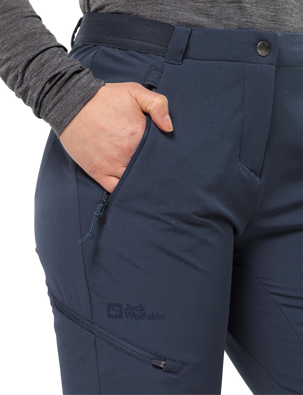 Jack Wolfskin Women's Geigelstein Hiking Pants - Lightweight Waterproof Outdoor Trousers for Hiking, Camping & Travel Adventures