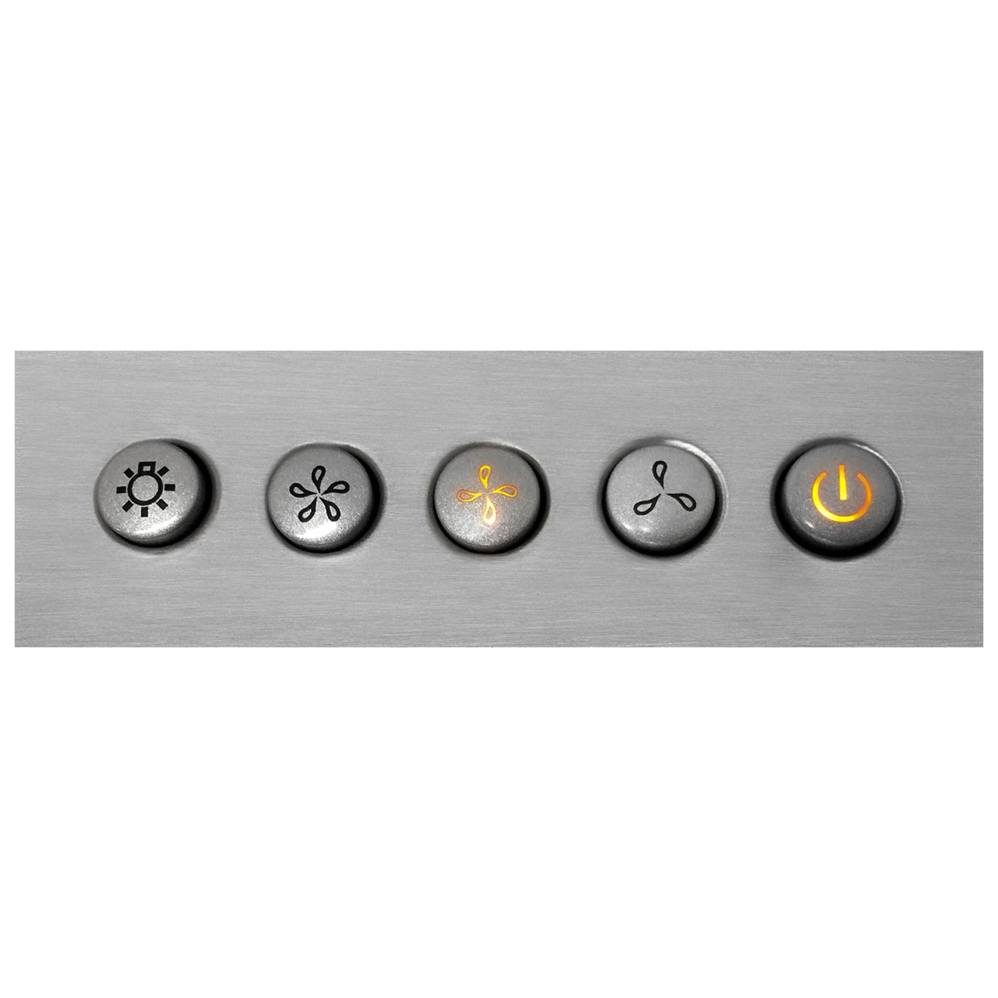 COSMO COS-63190 36-Inch Stainless Steel Wall Mount Range Hood - 380 CFM Ducted Ventilation with LED Lights & Button Controls | Perfect for Modern Kitchens & Open-Concept Homes
