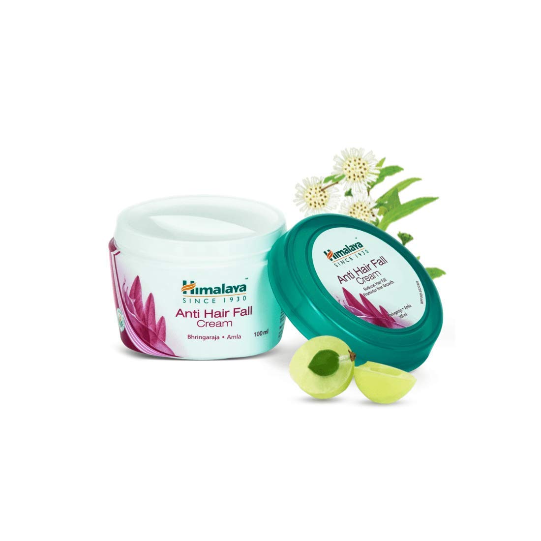 Himalaya Anti-Hair Fall Cream for Women & Men - 100ml Bhringraja & Amla Hair Treatment | Reduces Hair Loss, Strengthens & Conditions Hair | Non-Sticky Oil-Free Formula | Perfect for Daily Hair Care & Scalp Nourishment