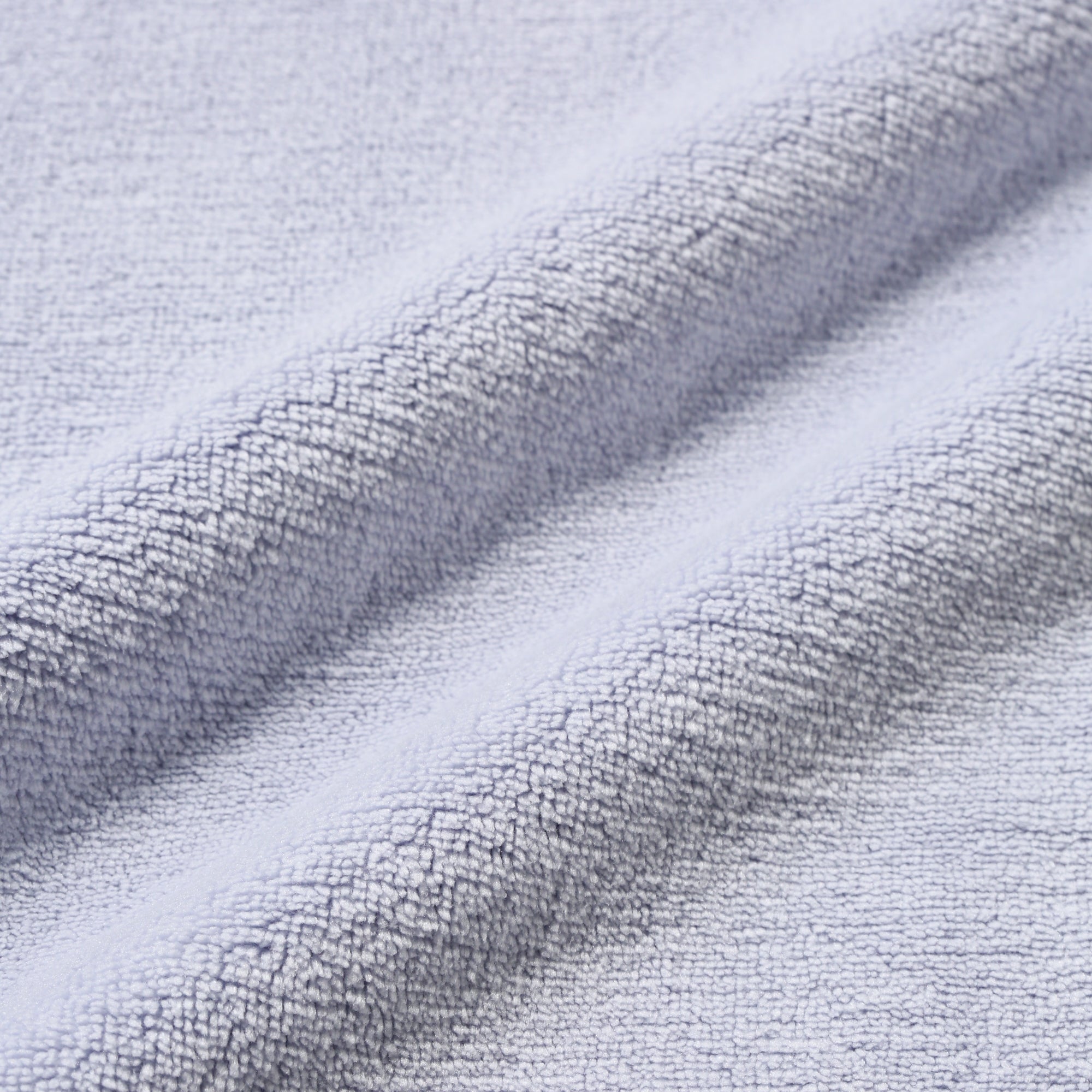 Premium Microfiber Face Towel - Soft & Absorbent Scallop Edge Light Blue Washcloth for Gentle Skin Care, Makeup Removal & Spa Use