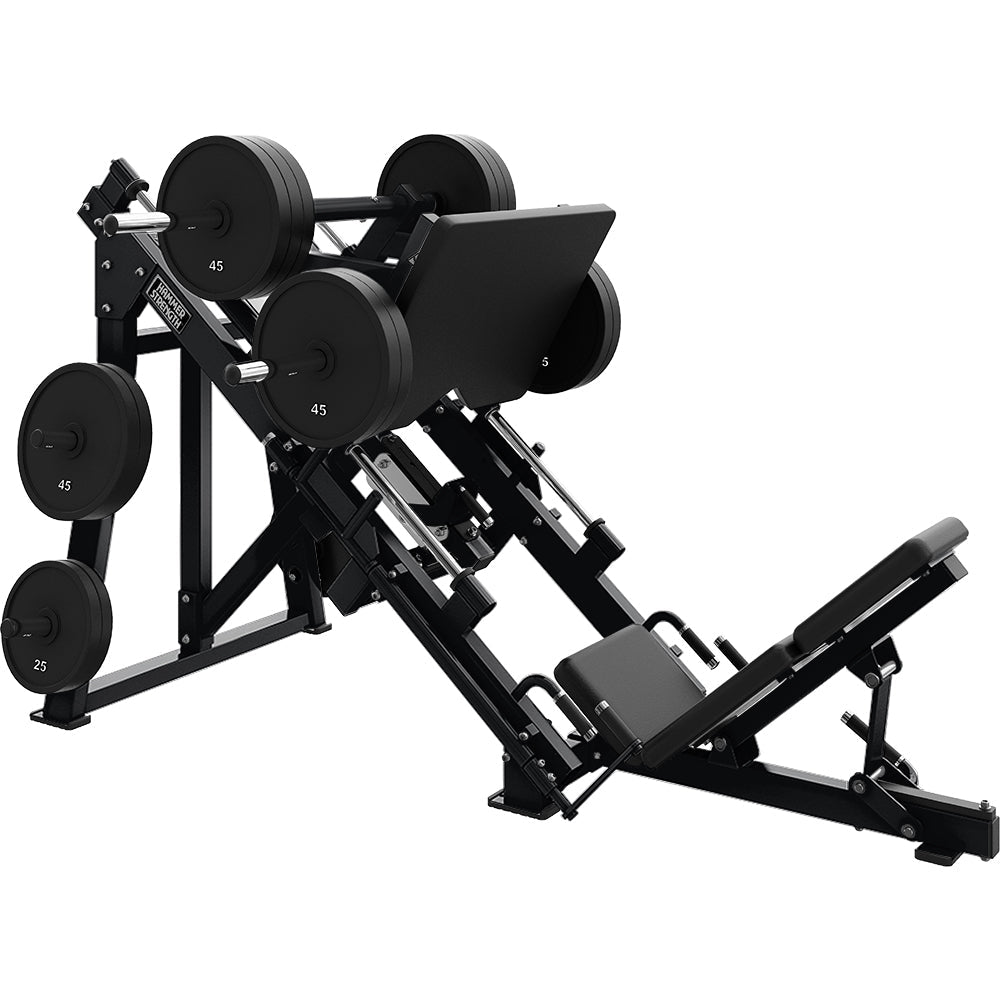 Hammer Strength Plate Loaded Linear Leg Press Machine for Home & Commercial Gym - Build Lower Body Strength for Squats, Deadlifts & Leg Training