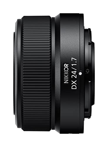Nikon Z DX 24mm f/1.7 NIKKOR Lens for Nikon Z Mirrorless Cameras - Perfect for Portrait, Street & Low-Light Photography