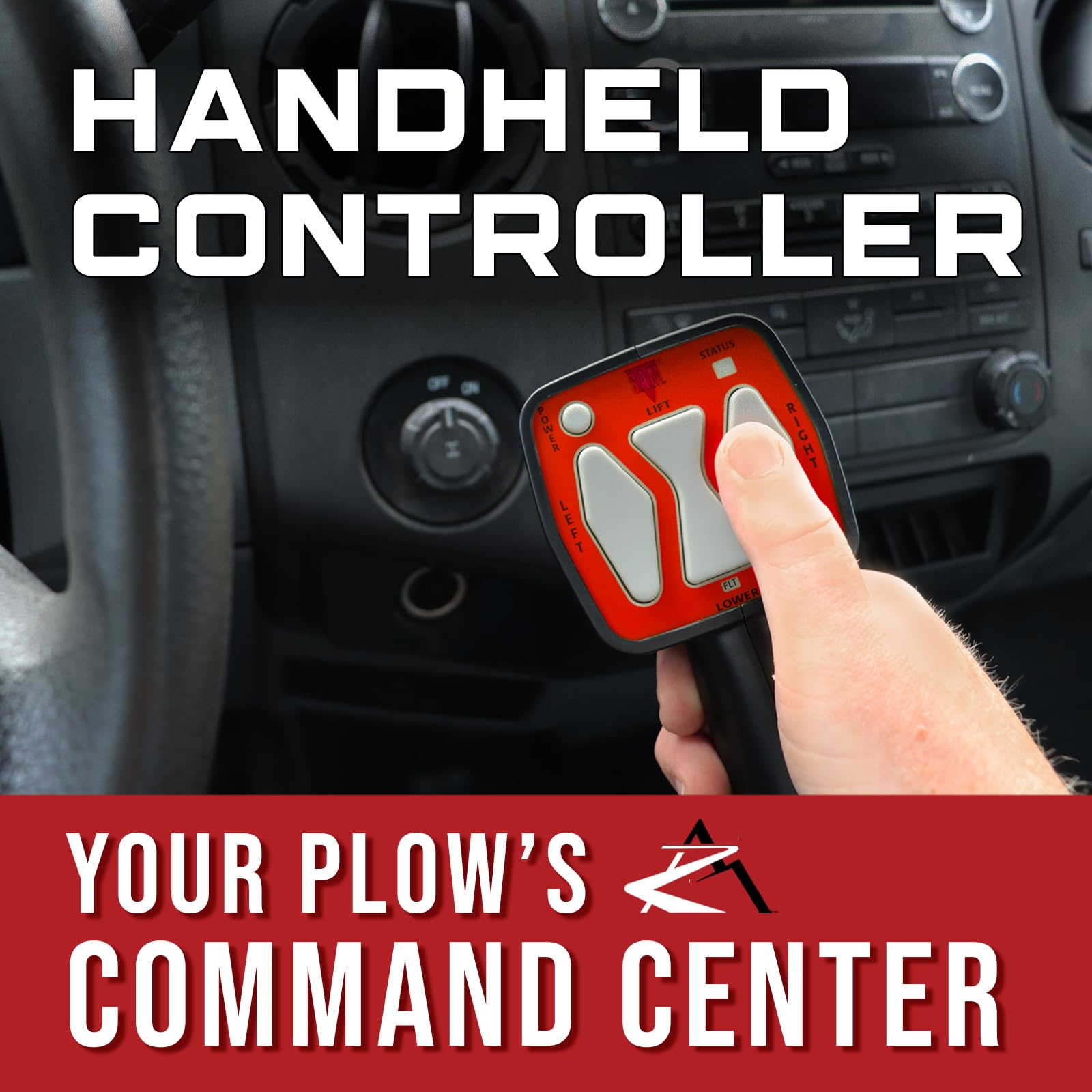 Western 56462 Snow Plow Handheld Remote Controller - Durable Wireless Control for Truck & Tractor Snow Removal Equipment (Ideal for Winter Driveway & Parking Lot Maintenance)