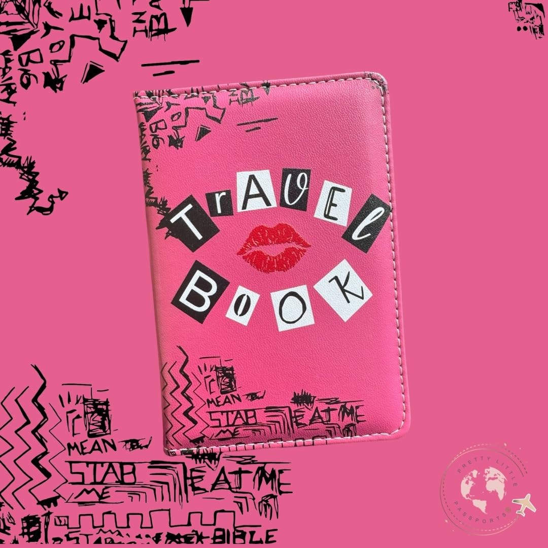 Burn Book Passport Cover Holder - Stylish Travel Accessory for Women & Men | Perfect for Vacation, Business Trips & Adventure Travel