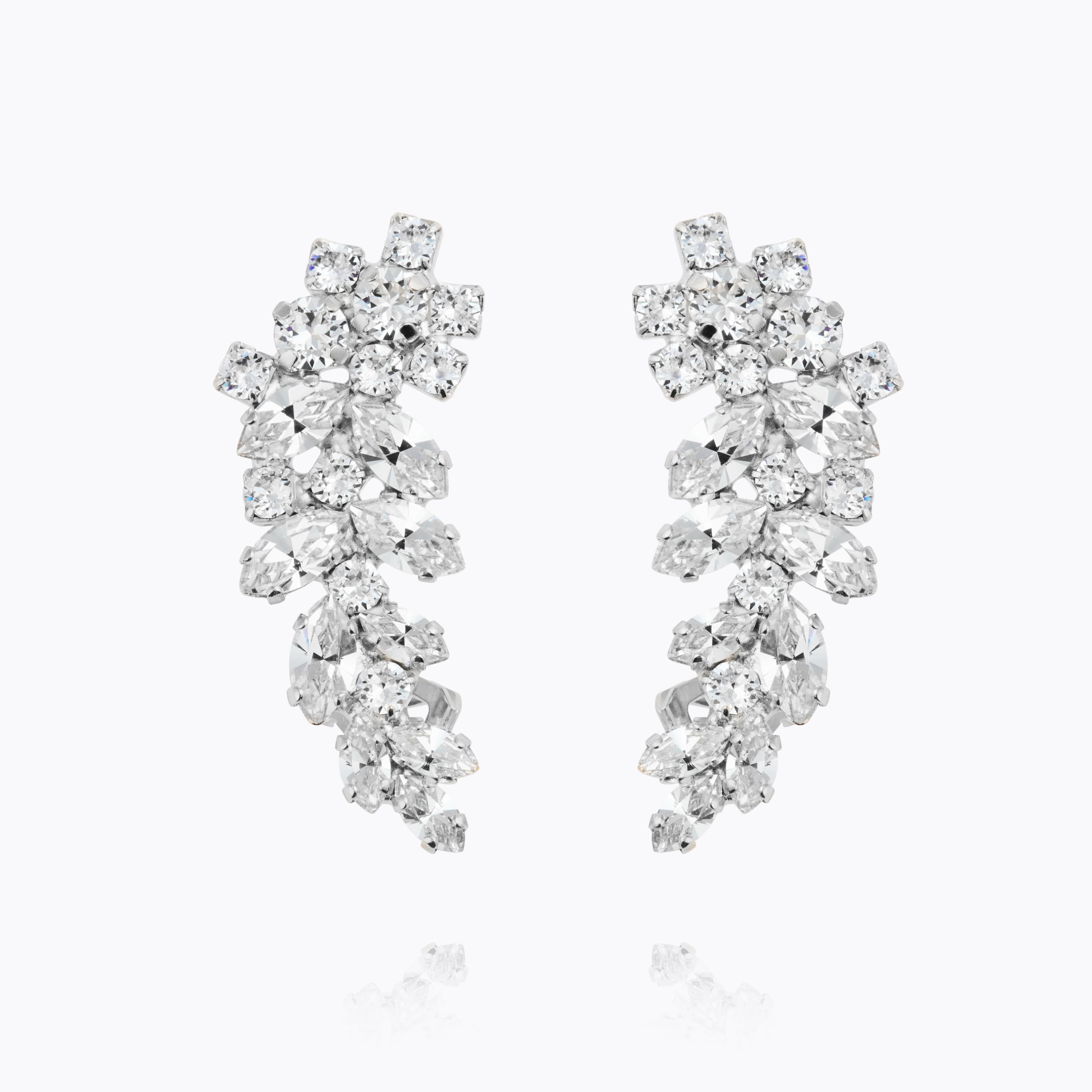 Crystal Stay Together Earrings - Elegant Matching Jewelry for Couples, Best Friends & Sisters - Perfect for Anniversaries, Weddings & Special Occasions