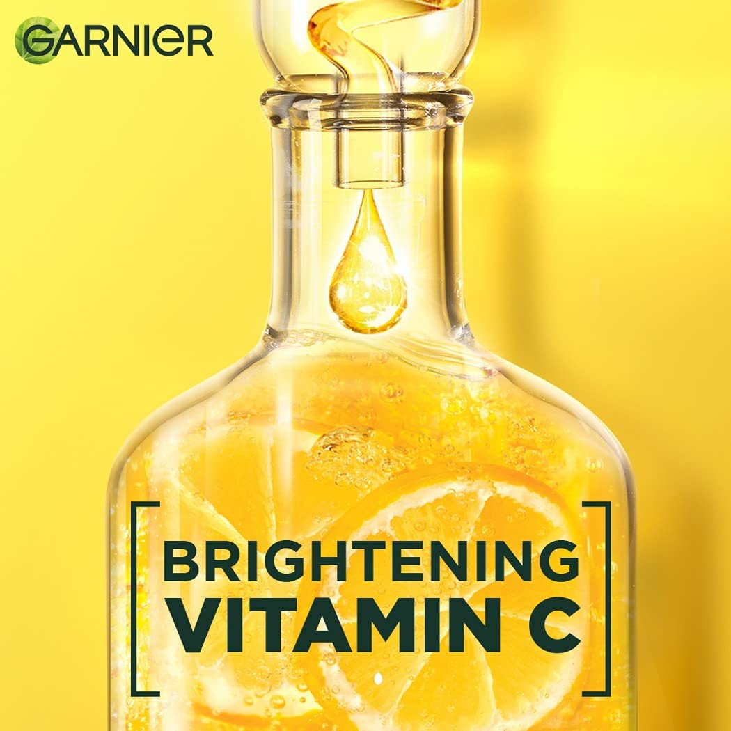 Garnier Bright Complete Vitamin C Skin Brightening Serum 7ml & Vitamin C Gel Face Wash 50g Set - Brighten & Even Skin Tone | Morning & Night Skincare Routine