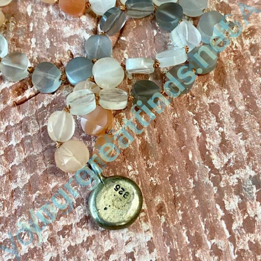 Elegant Beaded Necklace with Sterling Silver Pendant - Perfect for Weddings, Parties & Everyday Wear | Handmade Jewelry Gift for Women