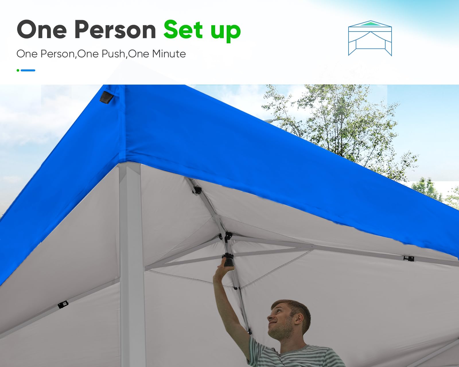 Quictent Pop Up Canopy Tent - Waterproof Instant Gazebo with Sidewalls, Sandbags & Carry Bag | Perfect for Outdoor Events, Parties, Beach & Camping Shelter | Commercial Grade Easy Setup Canopy