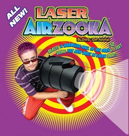 Laser AirZooka Air Blaster Toy - Powerful Air Cannon for Kids & Adults | Fun Outdoor & Indoor Game for Parties, Backyard Play, Office Stress Relief