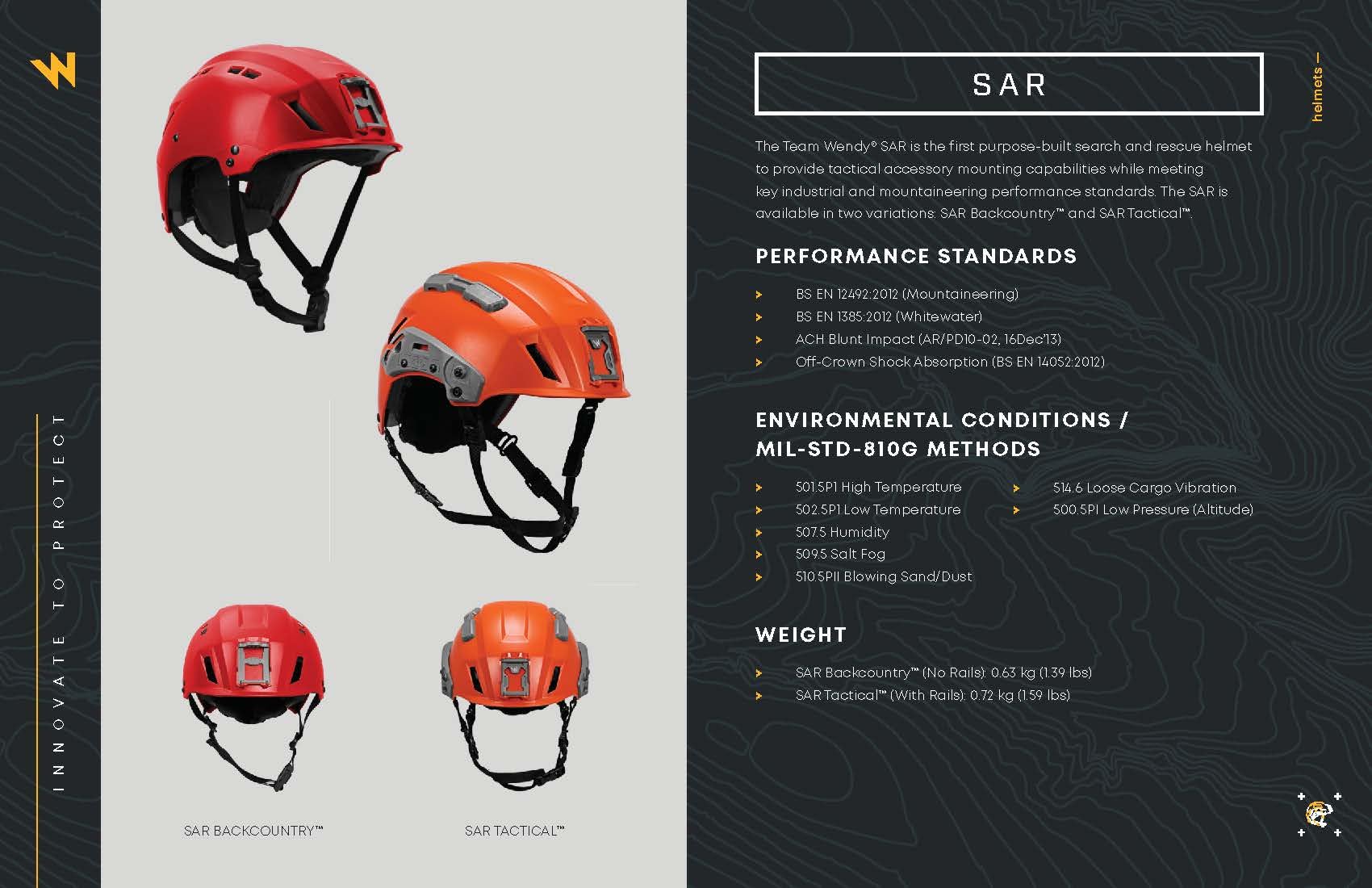 Team Wendy SAR Tactical Helmet - Lightweight Ballistic Helmet for Military, Law Enforcement & Search & Rescue Operations | High-Performance Head Protection for Combat, Tactical Missions & Outdoor Adventures
