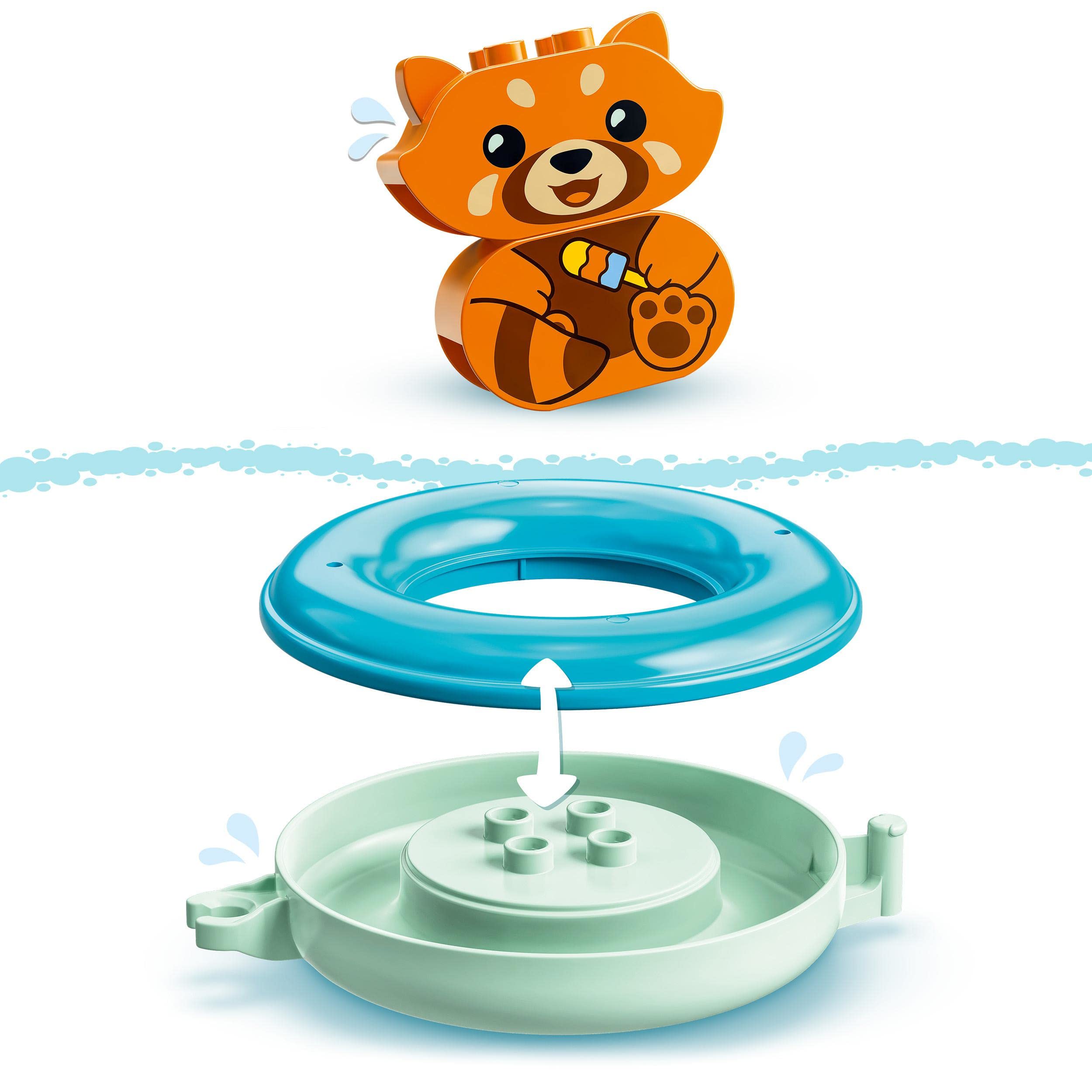 LEGO 10964 DUPLO Bathtub Fun: Floating Panda, Bath Toy for Babies & Toddlers 1.5-3 Years, Animal Bath Toys for Boys & Girls – Perfect for Bathtime Play & Early Learning