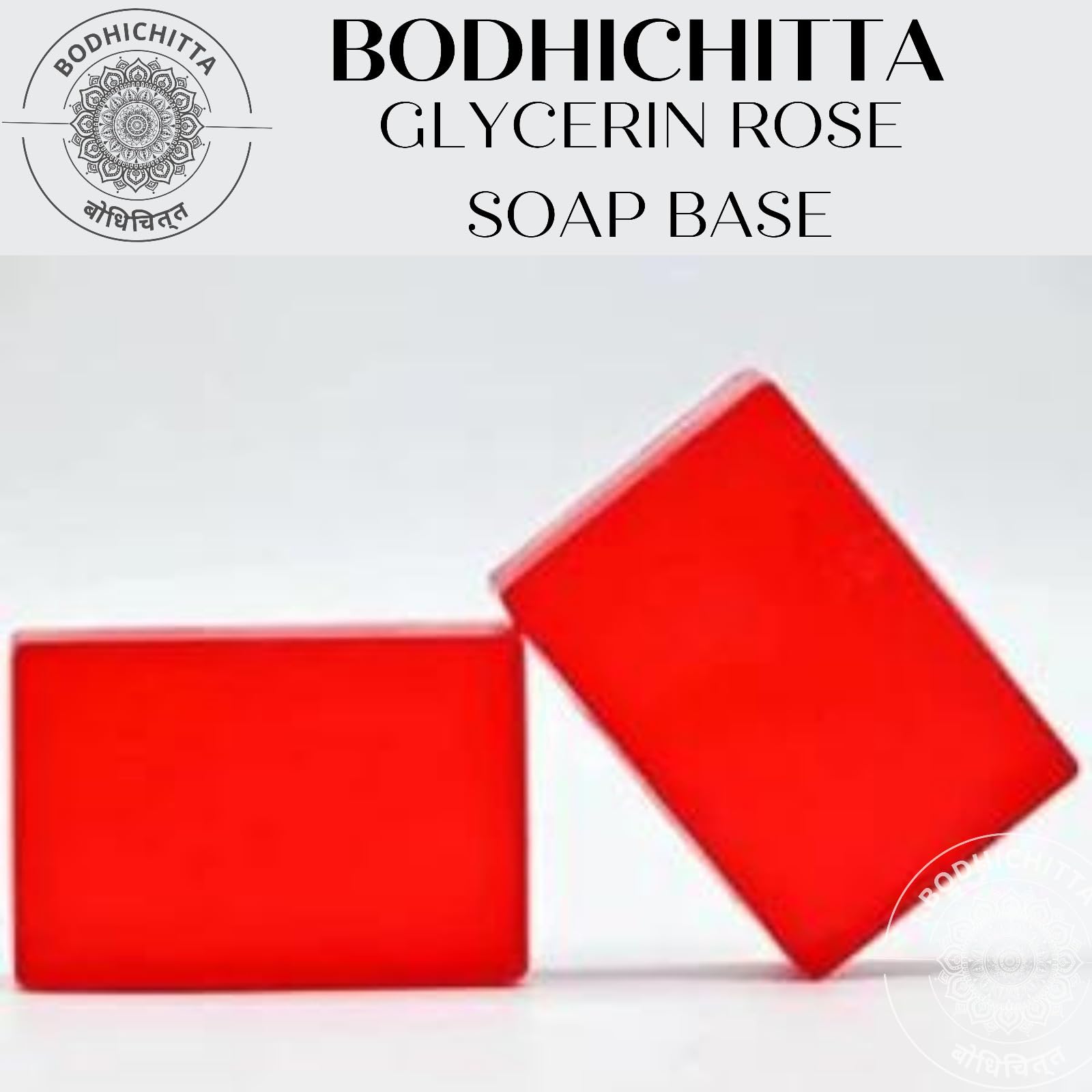 Bodhichitta Ultra Premium Rose Melt and Pour Soap Base for DIY Soap Making - 250G, Sulphate & Paraben Free, Natural & Vegan - Perfect for Handmade Gifts, Spa Day, and Aromatherapy