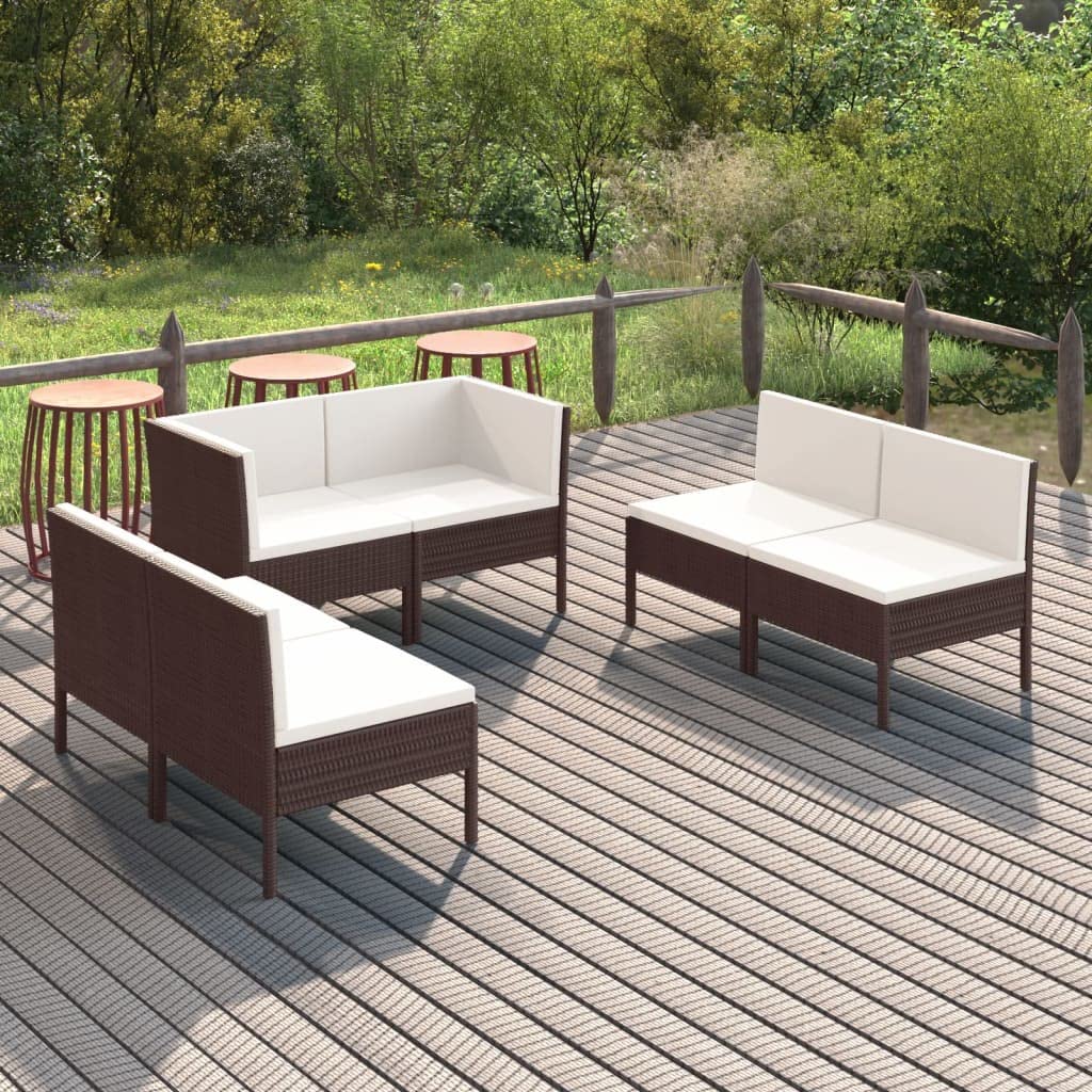 Modern Outdoor Patio Lounge Set with Cushions - 7-Piece Sectional Sofa Conversation Set, Water-Resistant Wicker Furniture for Backyard, Deck, Poolside, Garden & Sunroom - Perfect for Relaxing, Entertaining & Outdoor Dining