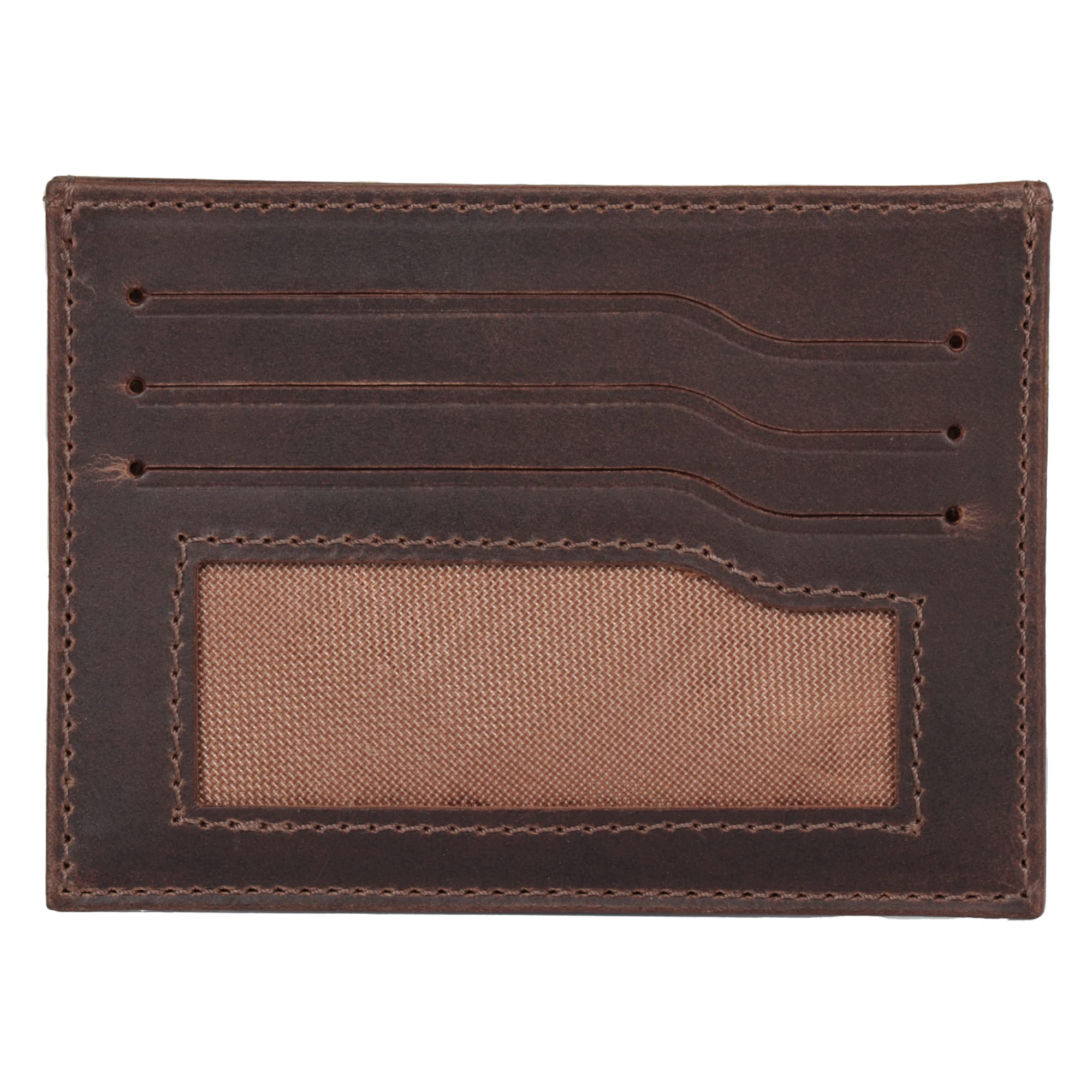 Genuine Leather Ultra Slim Minimalist Cardholder Wallet for Men & Women - RFID Blocking, Compact & Lightweight - Perfect for Travel, Business & Everyday Use