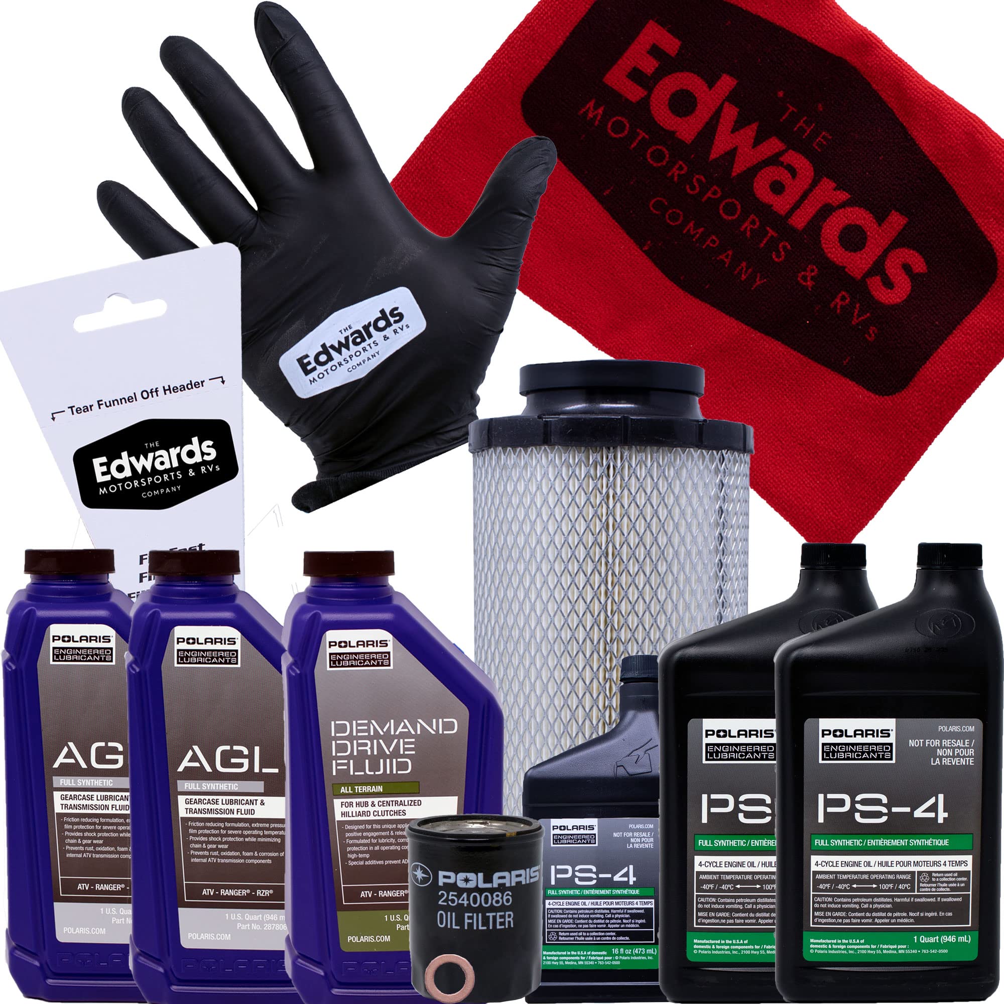 Polaris RZR 1000 XP Oil Change Kit with Air Filter for 2017-2023 Models - Complete Engine Maintenance Kit for Off-Road ATV & UTV Vehicles
