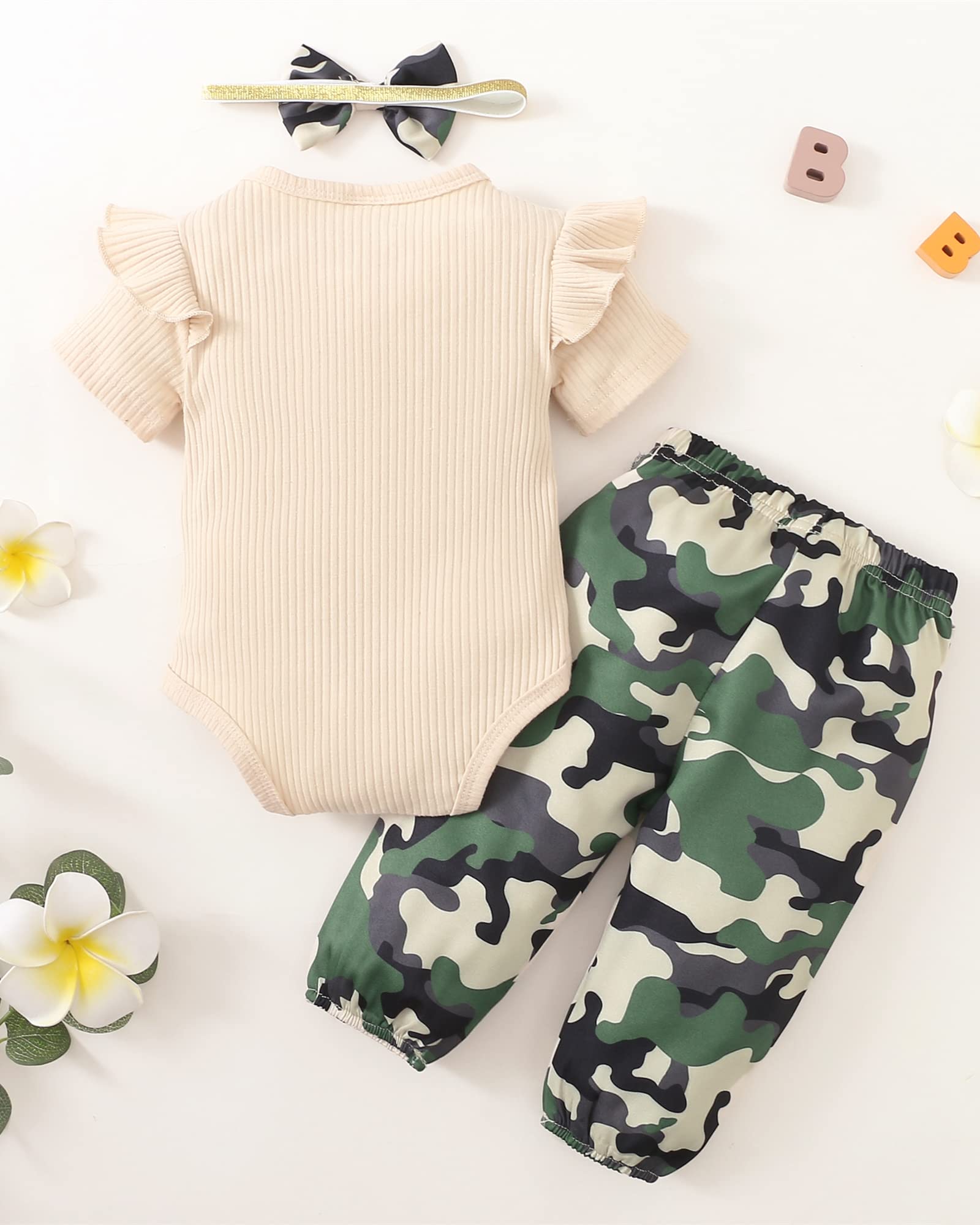 Adorable Infant Baby Girl Clothes Set - Long Sleeve Romper & Pants Outfit for Newborns | Soft & Warm Fall/Winter Baby Clothing | Perfect for Family Photos, Holiday Gifts & Daily Playtime