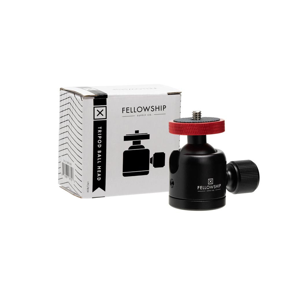 Fellowship Panoramic Tripod Ball Head - 360° Rotating Camera Mount for DSLR & Mirrorless - Perfect for Travel, Landscape & Astrophotography