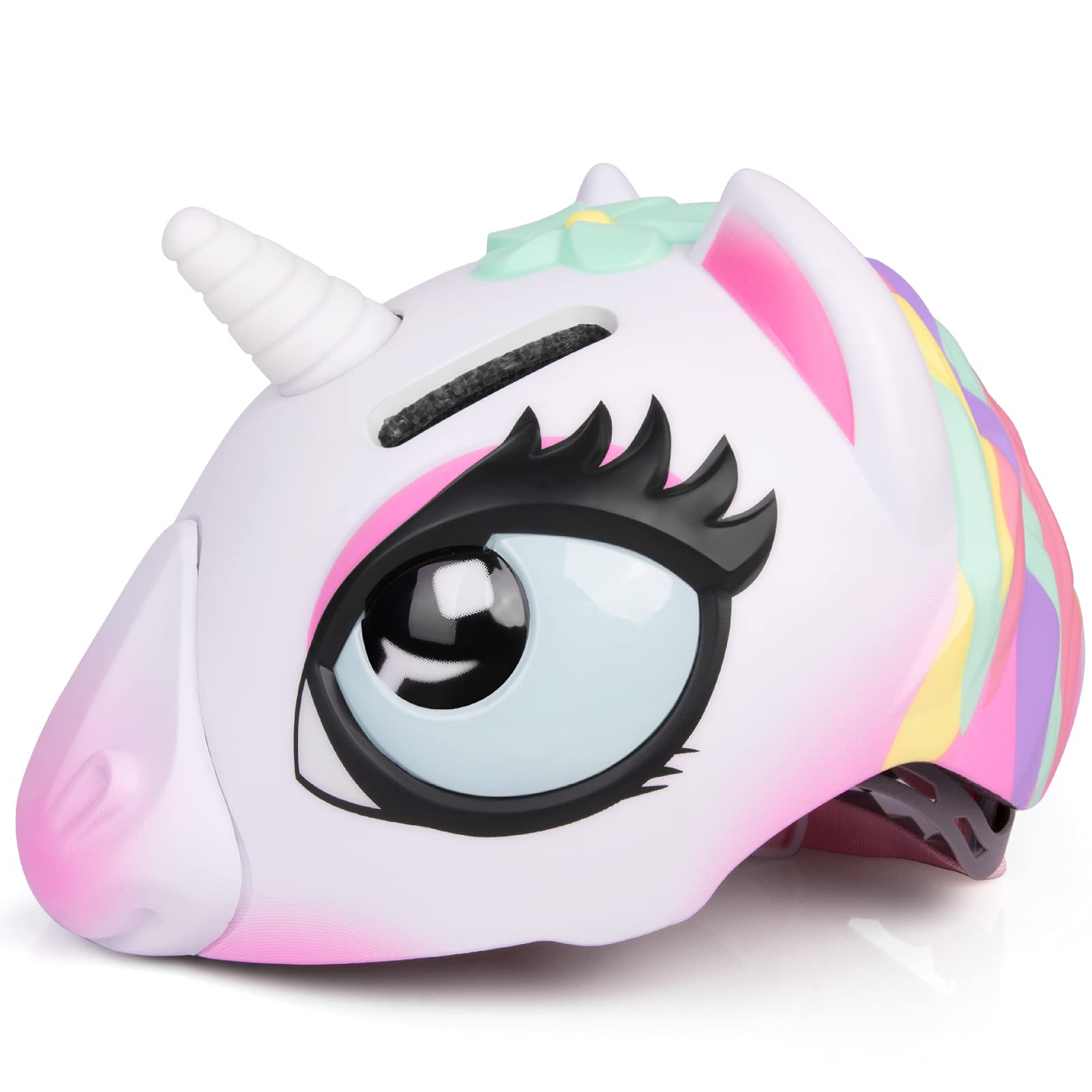 PATHLANE Kids Bike Helmet for Boys & Girls Ages 3-8 - Unicorn & Shark Design Multi-Sport Safety Certified Helmet for Bicycling, Skateboarding, Scooter & Skating - Perfect for Outdoor Play & Park Adventures