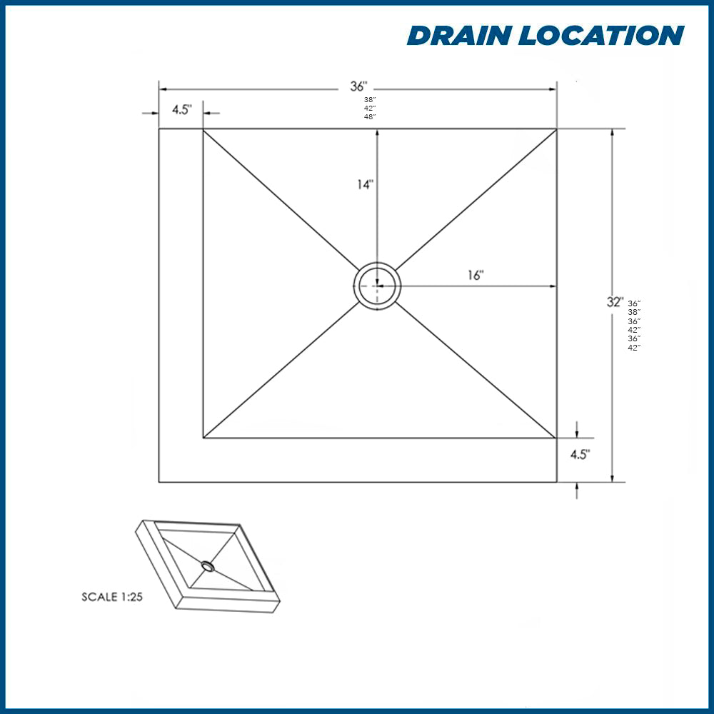 Portland Cement Sistine Stone & Del Mar Mosaic Tile Accent Kit for DIY Shower Remodel - Waterproof Bathroom Wall & Floor Tile Installation for Home Renovation
