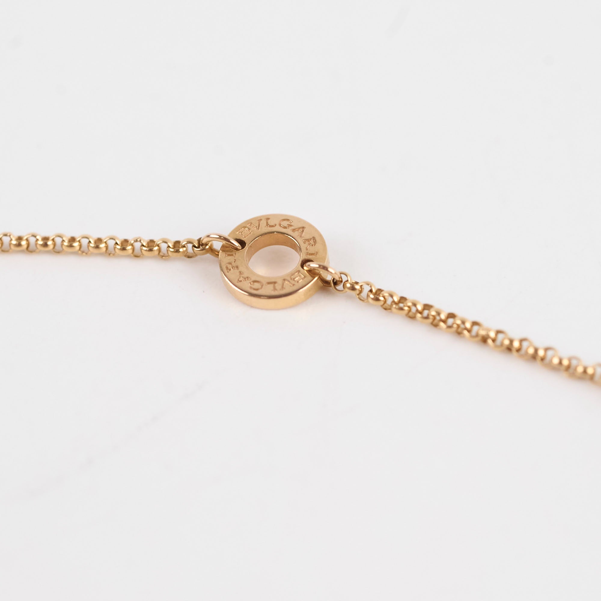 Bulgari Mini B.Zero1 Necklace in 18K Pink Gold - Elegant Rose Gold Pendant for Women, Perfect for Gifts, Parties & Special Occasions