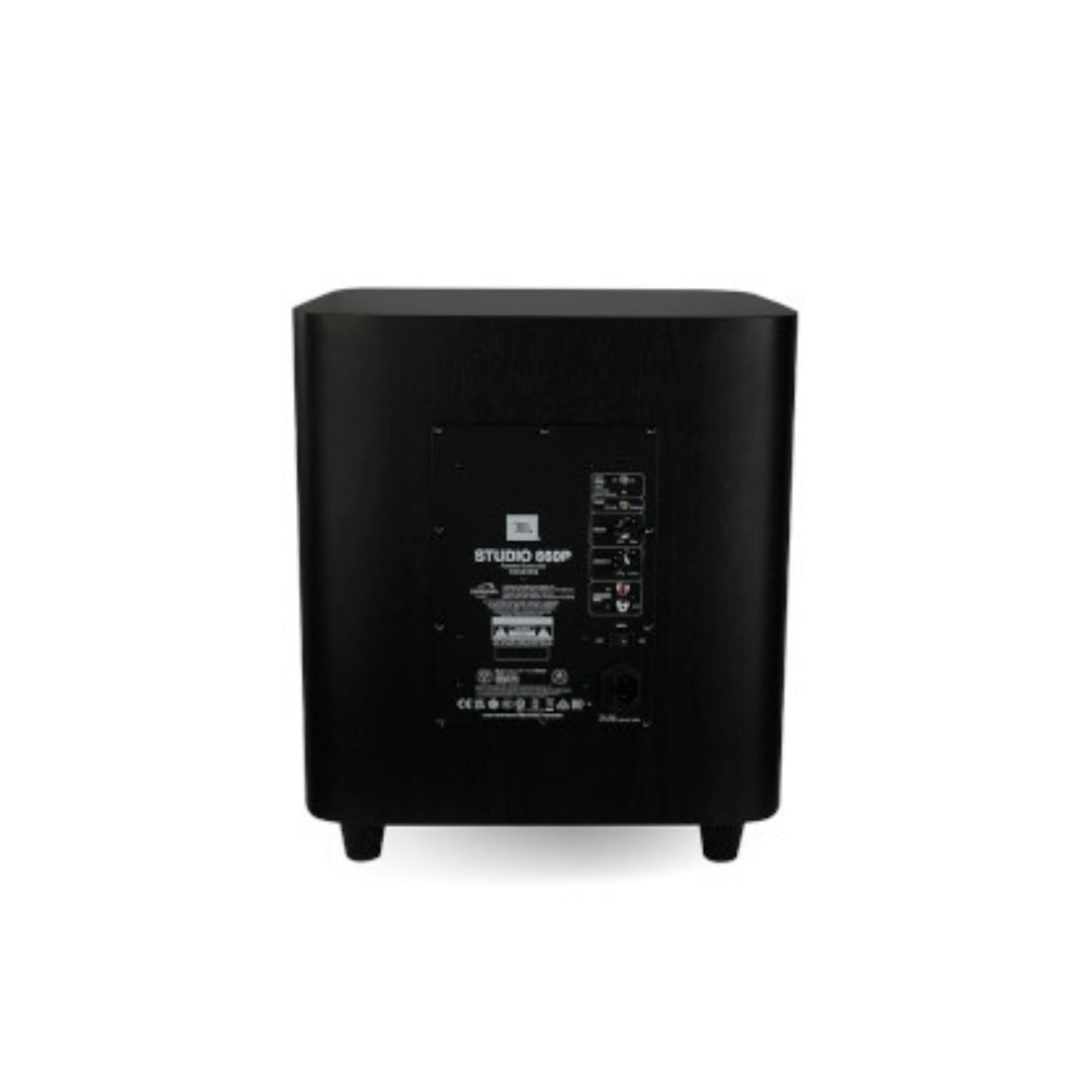 JBL Studio 660P 12 Inch Powered Subwoofer - High Performance Home Theater & Music Bass Speaker for Movies, Gaming & Party Sound Systems