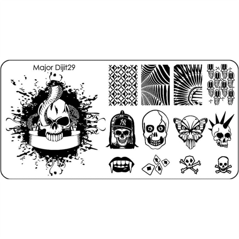 Premium Nail Art Stamping Plates - 50+ Unique Designs for DIY Manicures | Perfect for Home, Salon & Gift Giving