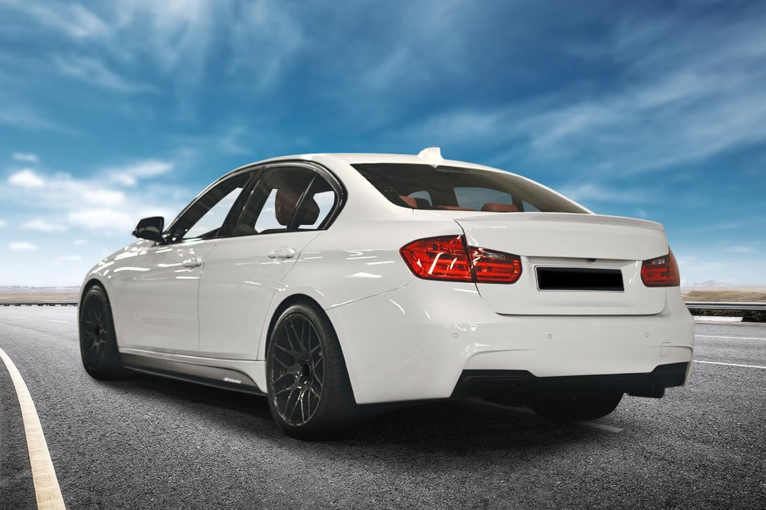 2012-2018 BMW F30 3 Series M Performance Style Side Skirt Extensions - Aerodynamic Body Kit Upgrade for Enhanced Sporty Look - Perfect for Car Enthusiasts & Street Racing