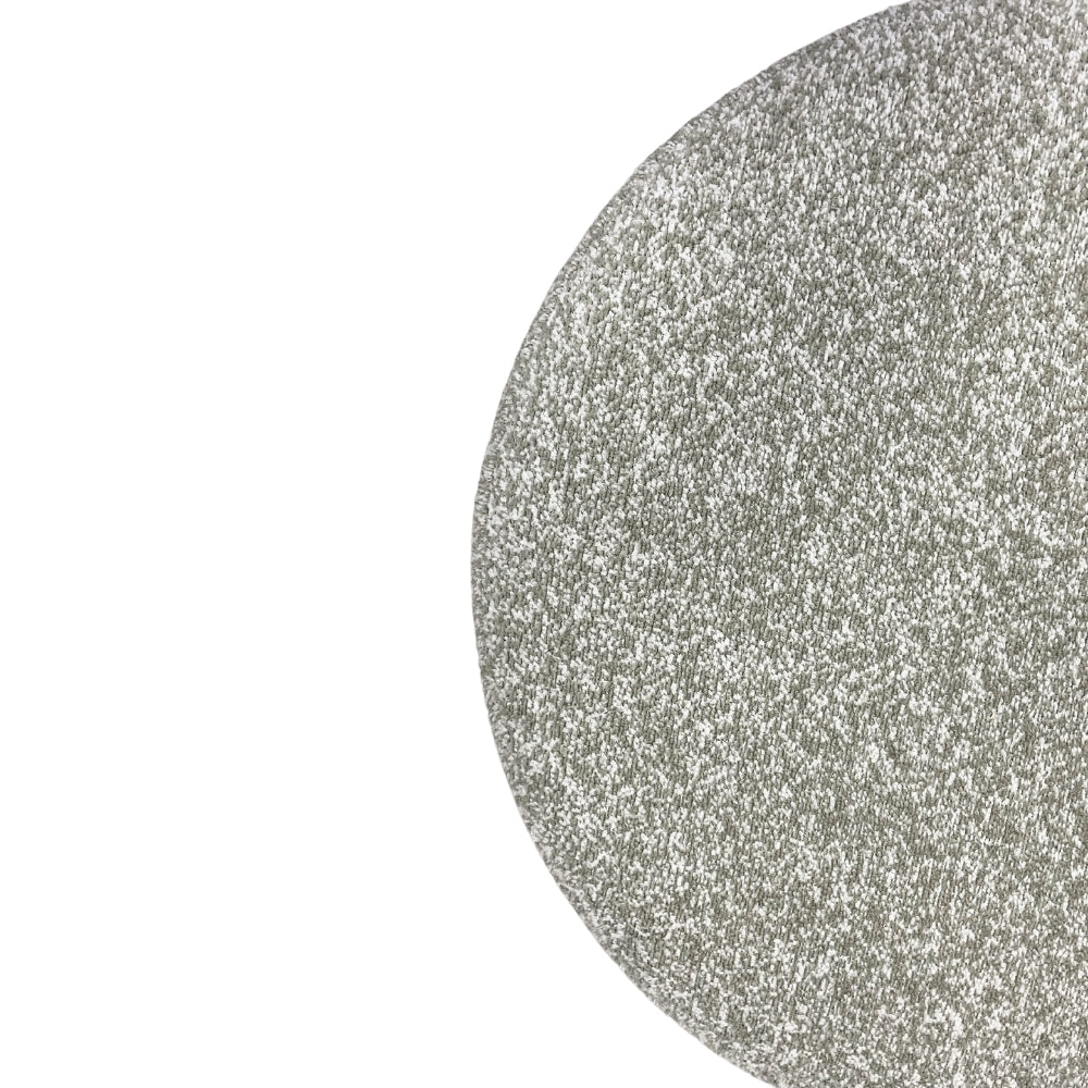 Nordic Ottoman - Modern Round Storage Ottoman with Linen Fabric, Footrest & Coffee Table for Living Room, Bedroom & Nursery - Perfect for Home Decor & Extra Seating