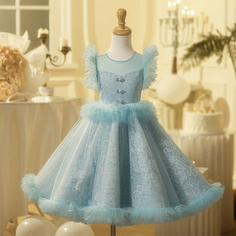 Adorable Girls' Birthday Party Dress - Princess Prom Gown for Kids | Perfect for Birthday Celebrations, Pageants & Special Occasions