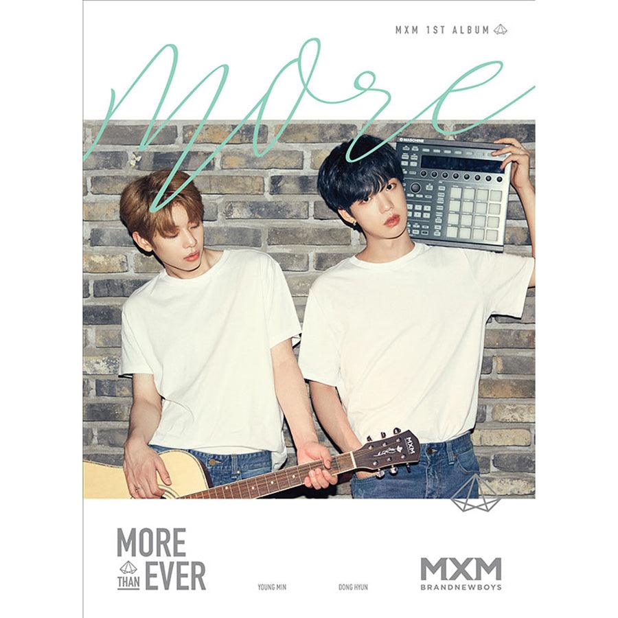 MXM BRAND NEW BOYS 1ST ALBUM 'MORE & EVER' + POSTER - Kpop Music CD for Fans Collection & Gift, Perfect for Birthday Party & Special Occasions