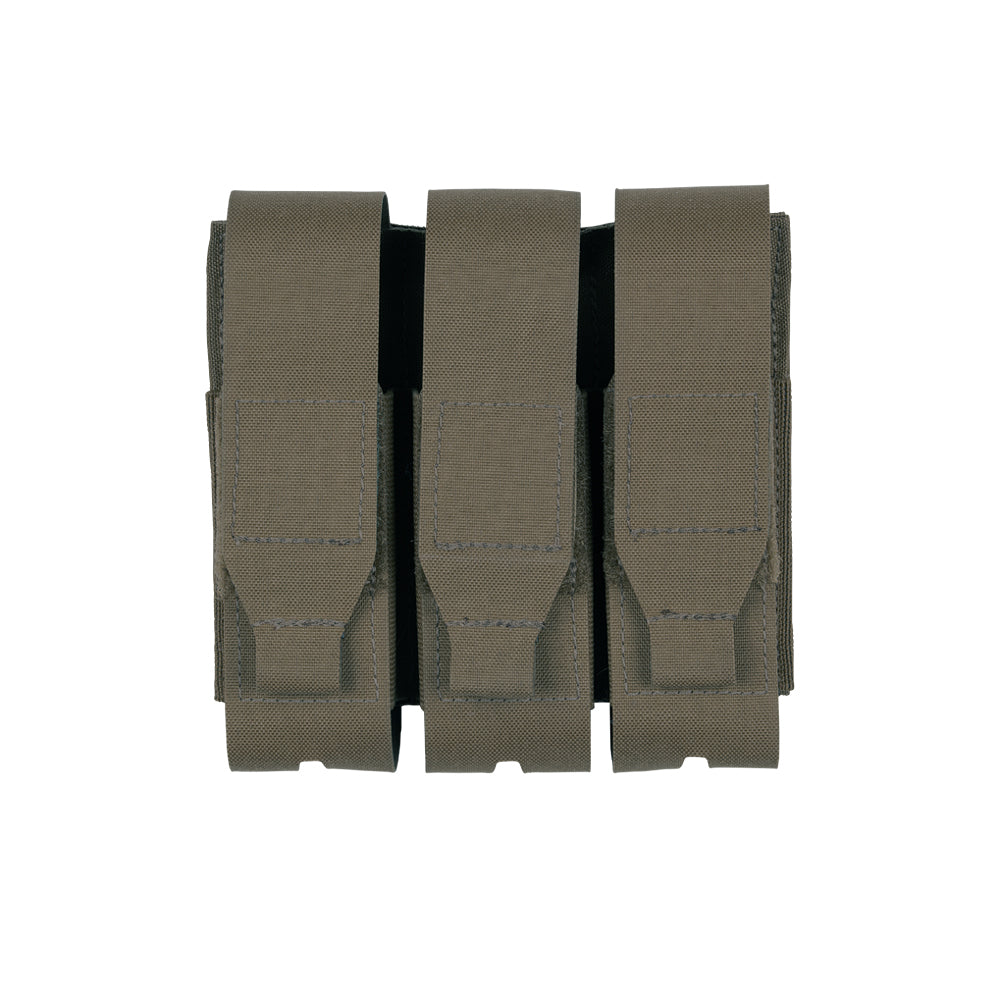 Crye Precision FB/40mm Triple Pouch - Tactical Molle Utility Pouch for Grenades, Smoke Bombs & Accessories - Perfect for Military, Airsoft & Outdoor Adventures