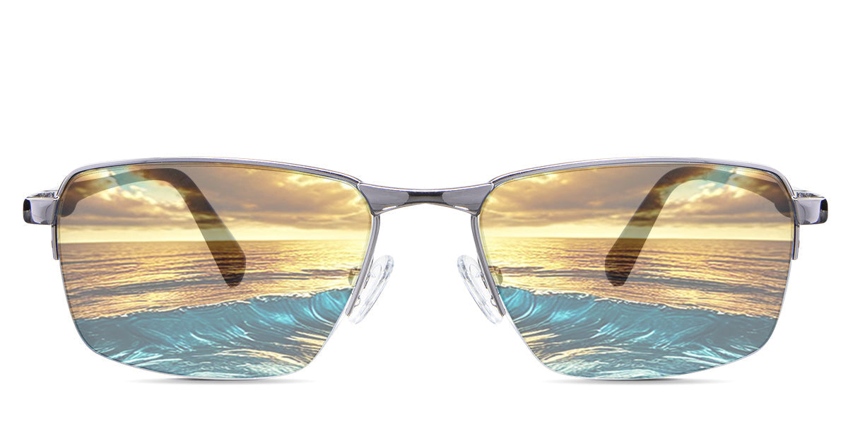 Zai Men Prescription Tinted Glasses - Blue Light Blocking & UV Protection Eyewear for Men and Women | Perfect for Computer Work, Gaming, and Outdoor Activities