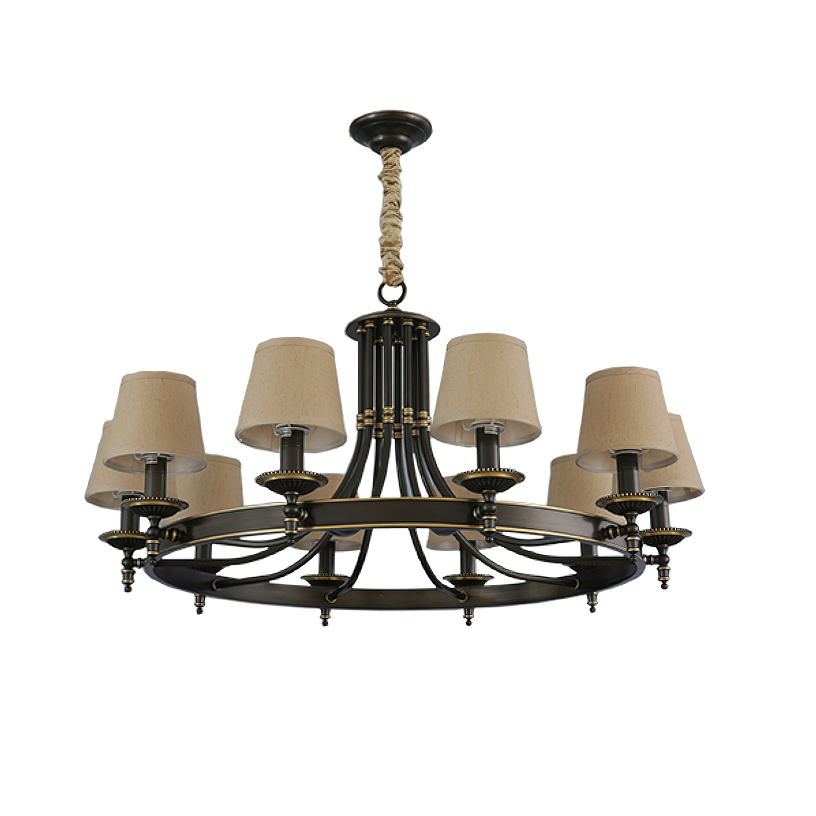 Alessio Modern Crystal Chandelier - Elegant Ceiling Light Fixture for Dining Room, Living Room & Bedroom | Perfect for Home Decor & Interior Design