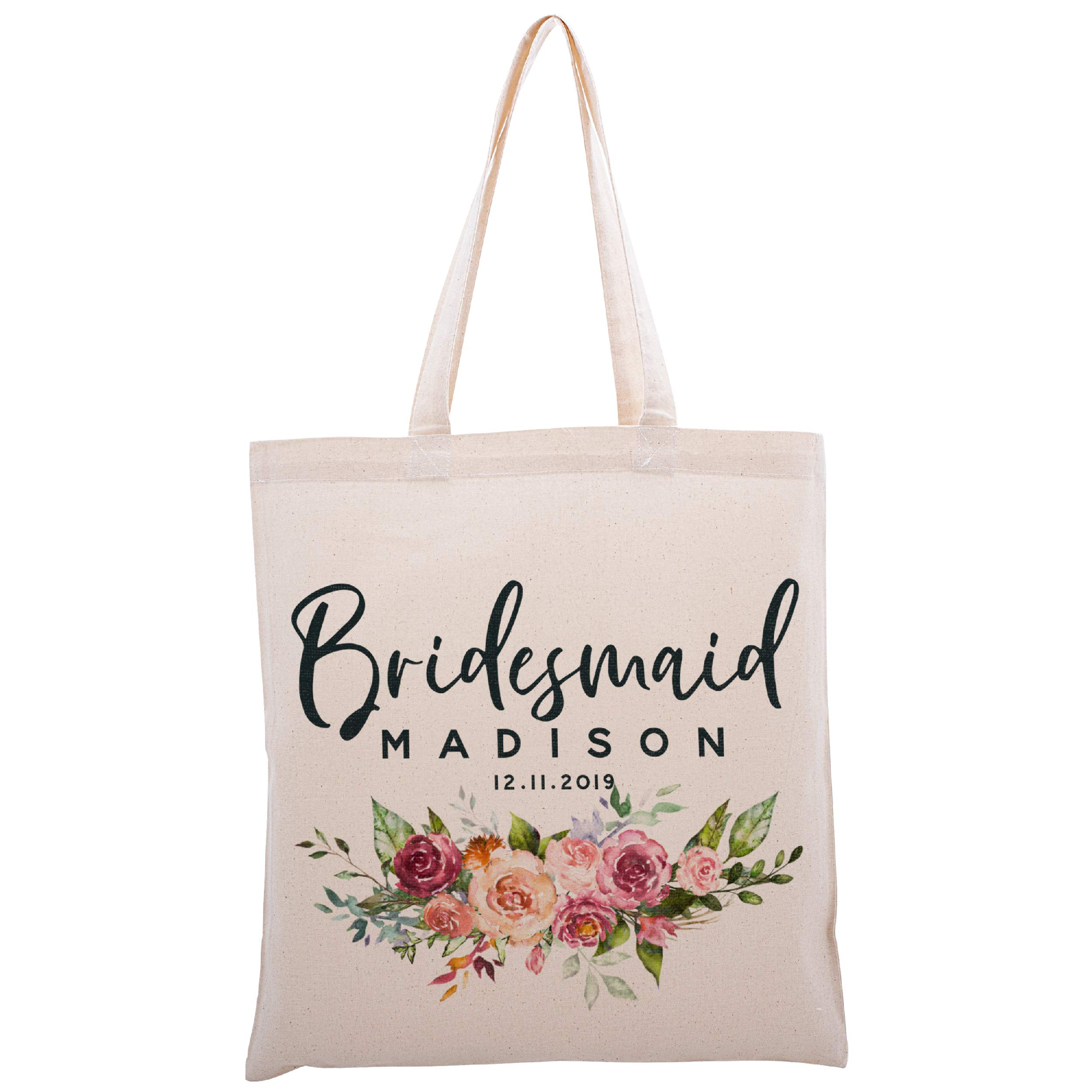 Custom Bachelorette Party Tote Bag - Personalized Bridal Shower Gift for Bride & Bridesmaids - Perfect for Bachelorette Weekend, Girls Trip & Wedding Events