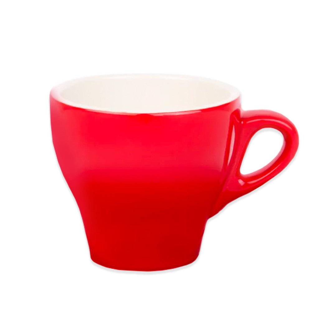 Premium 180ml Tulip Coffee Cups - Italian Style Espresso Cups Set for Cappuccino, Latte & Macchiato - Perfect for Home, Cafe & Restaurant Use
