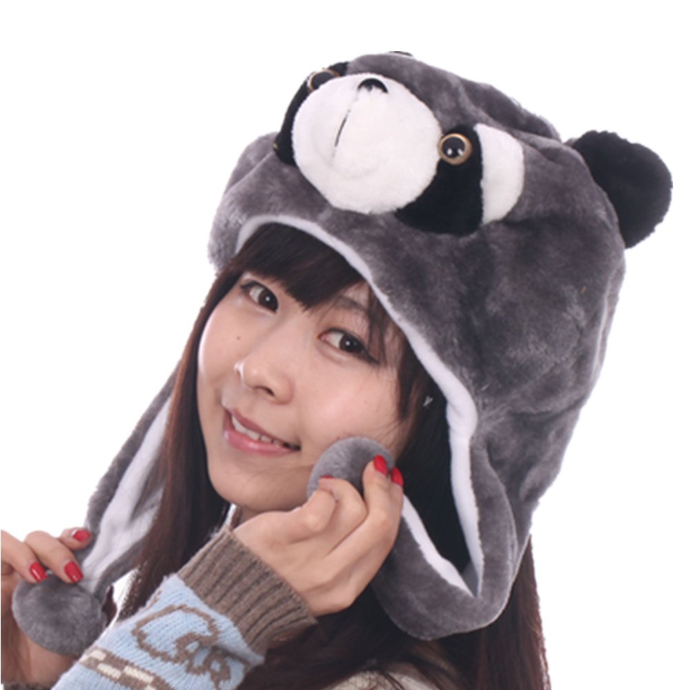 JOYHY Animal Earflap Winter Hat for Kids - Warm Plush Boys & Girls Beanie for Cold Weather - Perfect for Snow Play, Skiing, and Outdoor Adventures