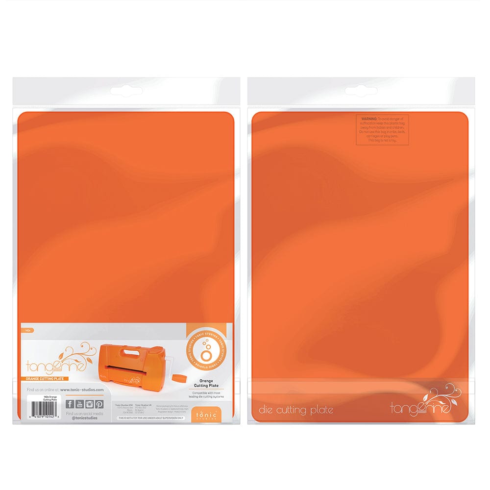 Tonic Studios DD01 Tangerine Plate Bundle - High-Quality Crafting Plates for Scrapbooking, Card Making & DIY Projects