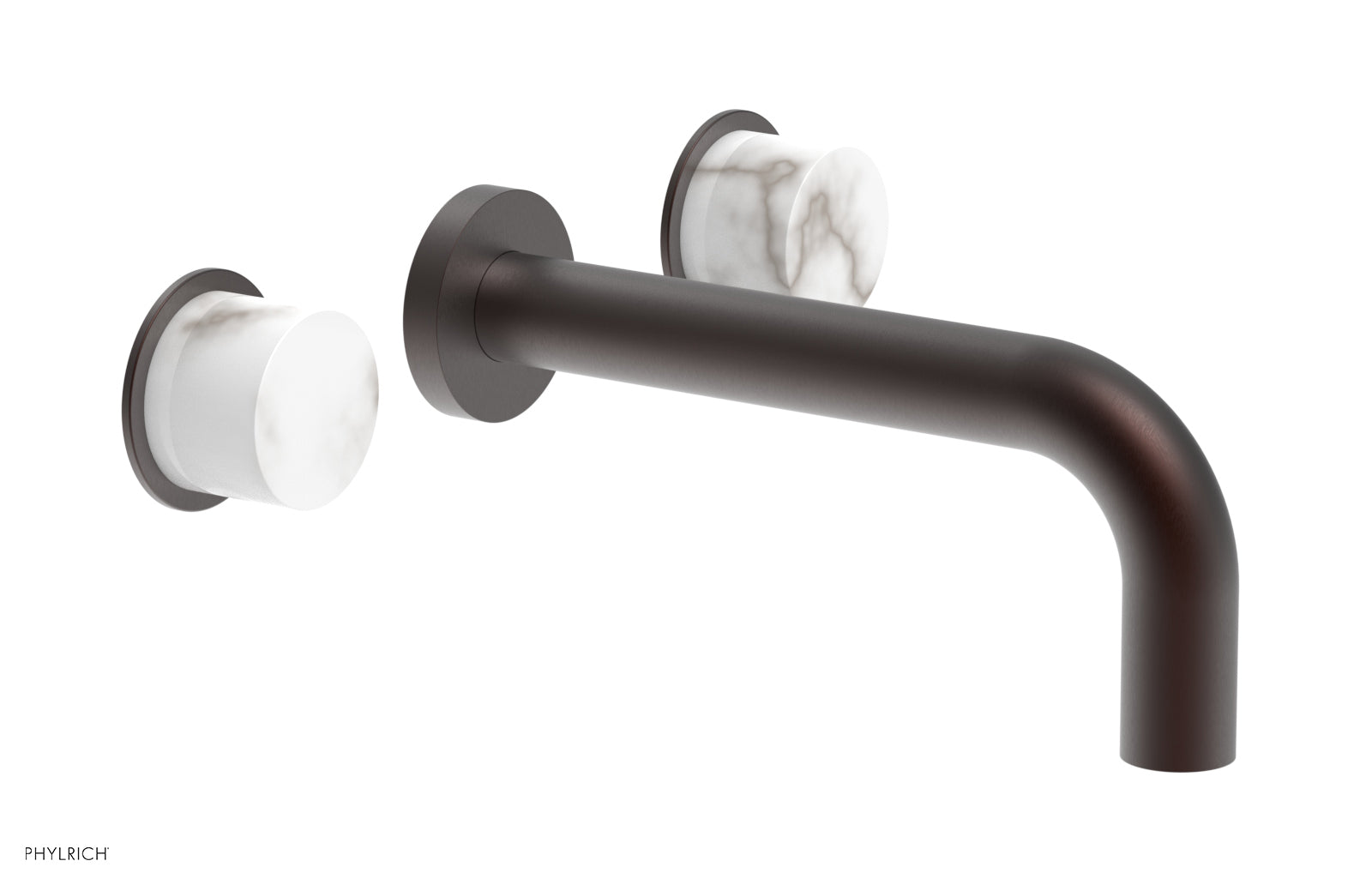 Premium White Marble Wall-Mounted Lavatory Sink Set - Modern Bathroom Vanity with Faucet for Small Spaces, Powder Rooms & Guest Baths