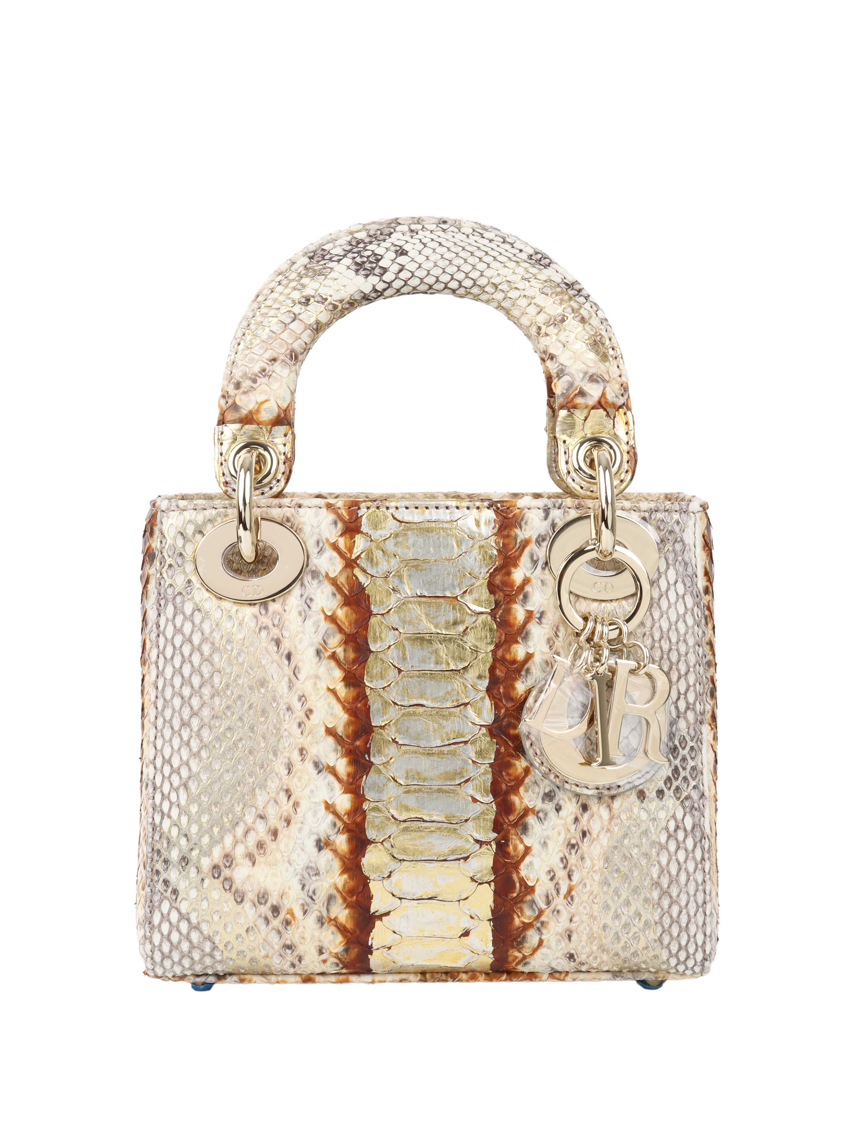 Dior Mini Python Lady Dior Handbag - Luxury Designer Crossbody Bag for Women | Perfect for Parties, Weddings & Special Occasions