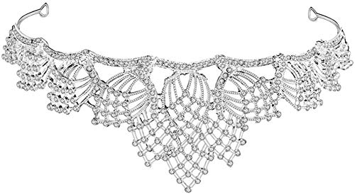 ONOTEC Crystal Bridal Tiara - Sparkling Wedding Crown for Bride & Flower Girls, Elegant Headpiece for Bridal Showers, Ceremonies & Special Occasions