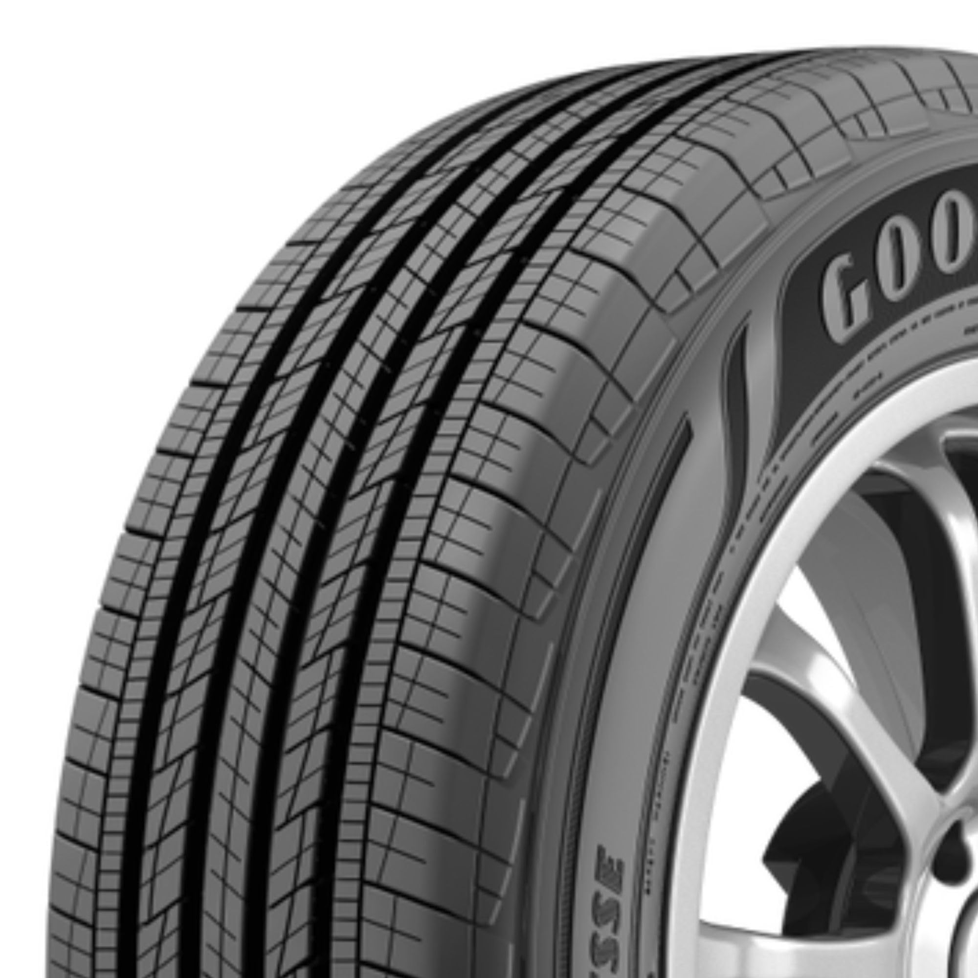 Goodyear Assurance Finesse All Season 235/55R18 100H Passenger Car Tire - High Performance, Durable Tread for Year-Round Driving in All Weather Conditions